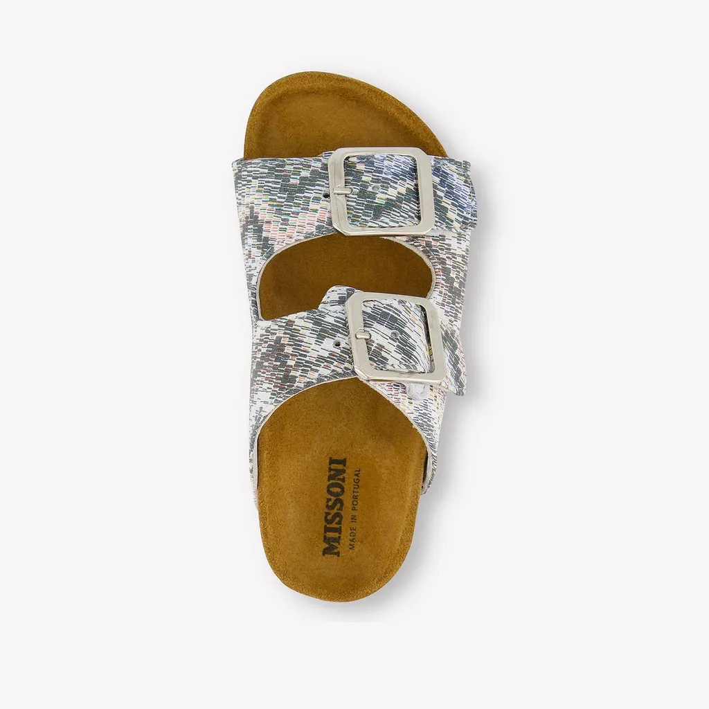 Missoni Kids Zigzag Buckled Slides