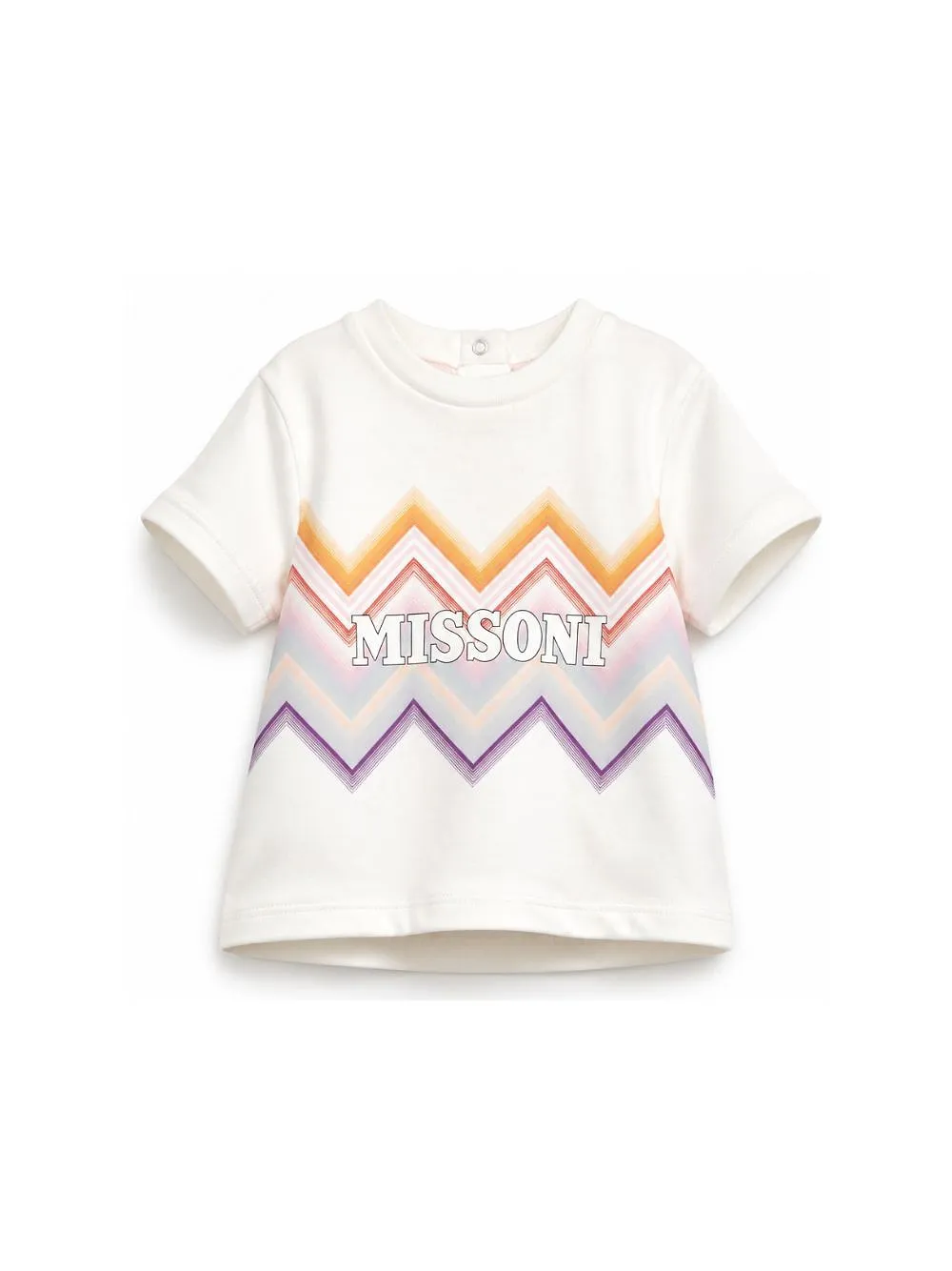 Missoni Kids Zigzag Motif Crewneck T-Shirt