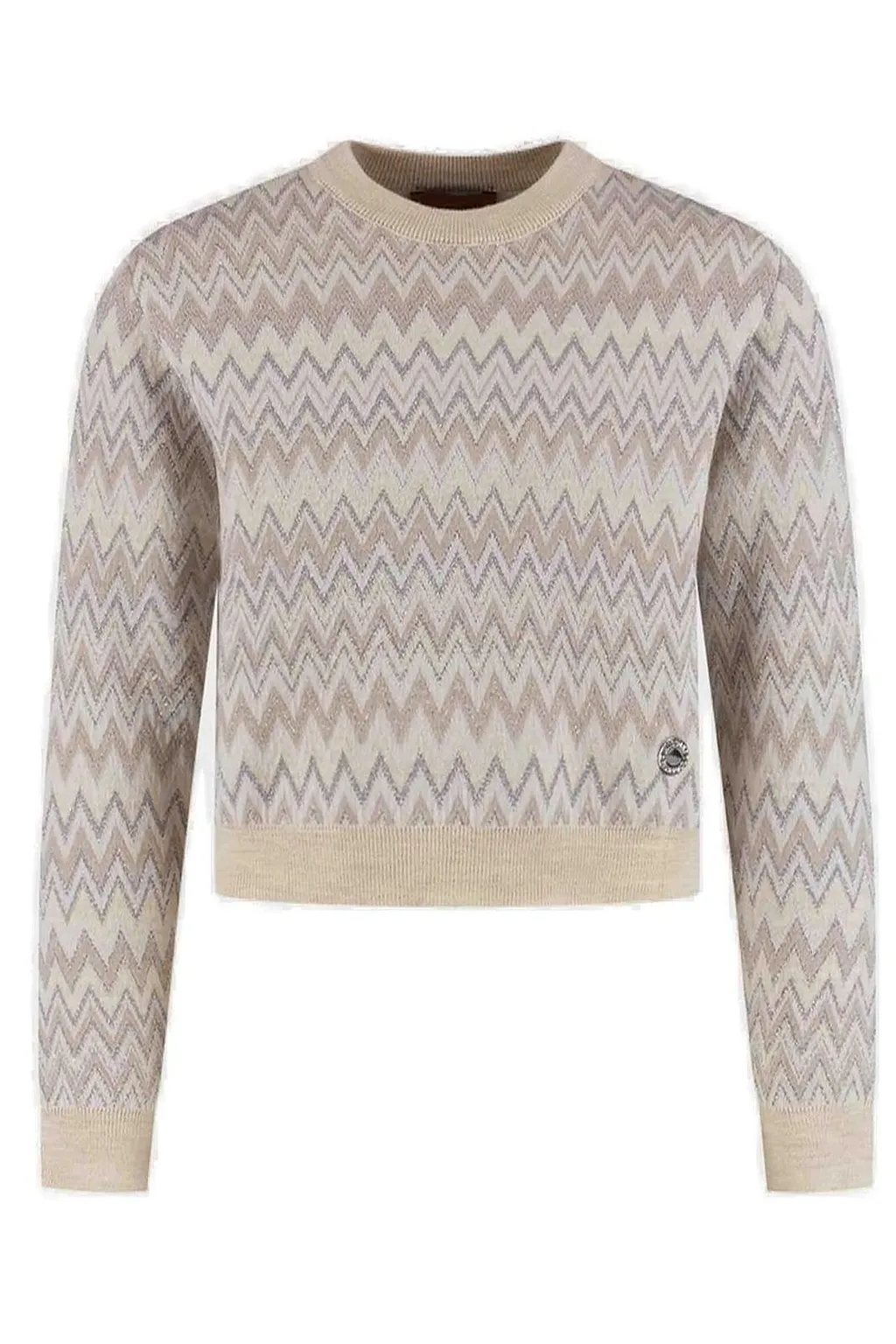 Missoni Kids Zigzag-Pattern Crewneck Jumper