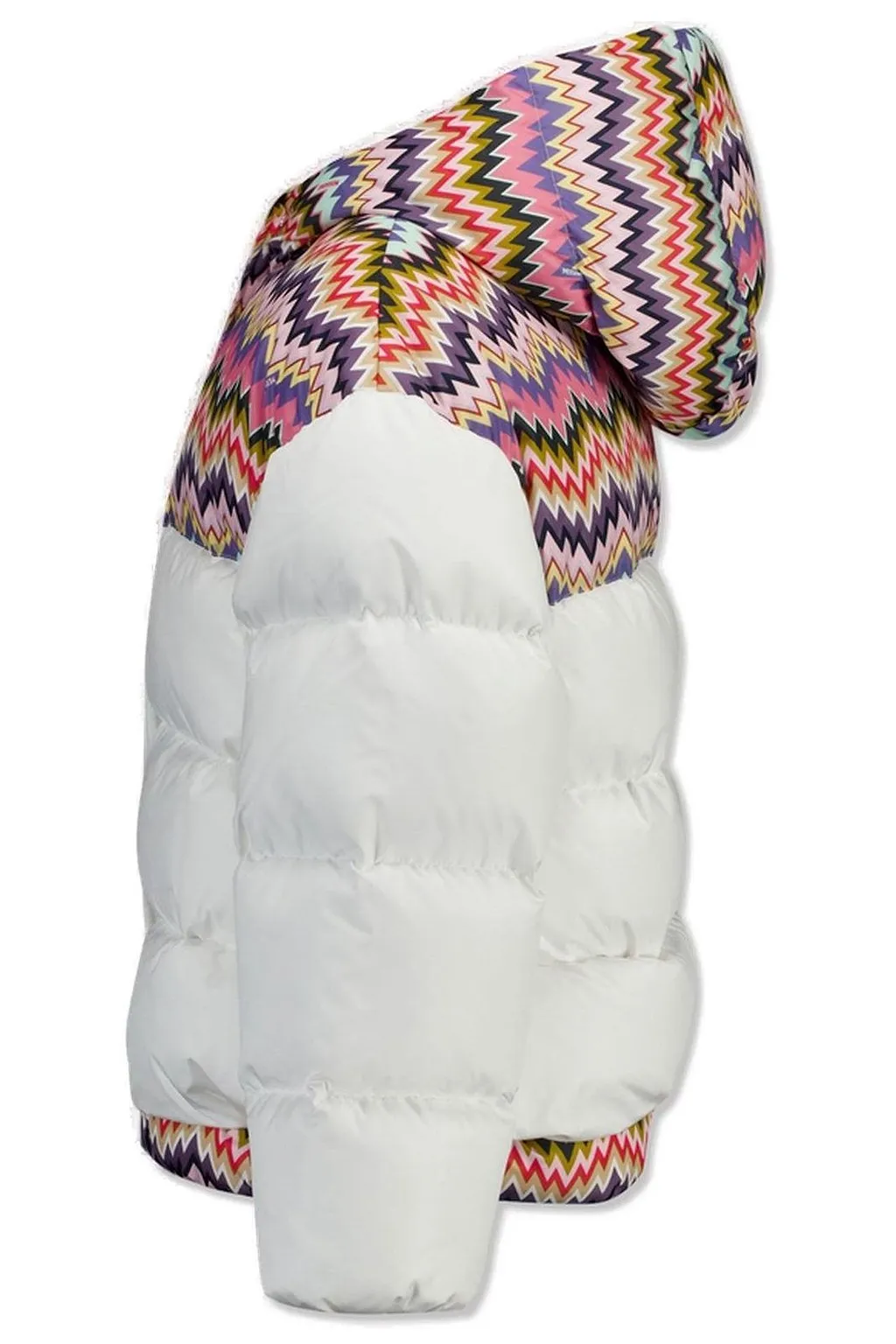 Missoni Kids Zigzag-Pattern Zipped Hooded Jacket