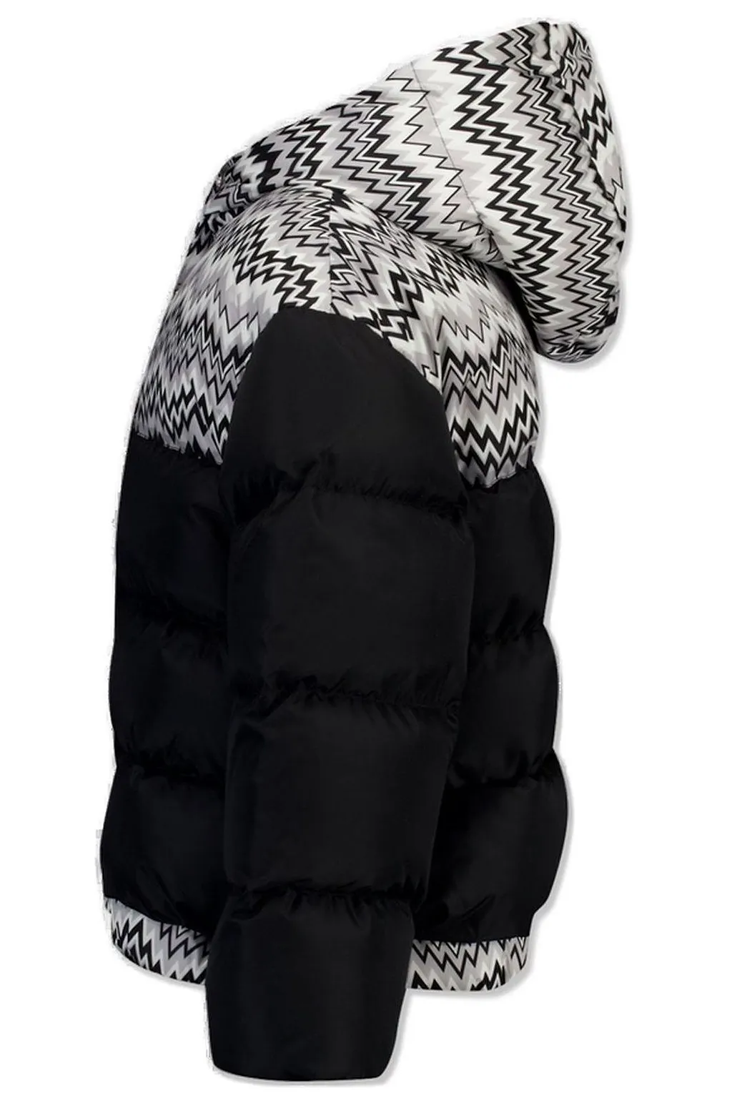 Missoni Kids Zigzag-Pattern Zipped Hooded Jacket
