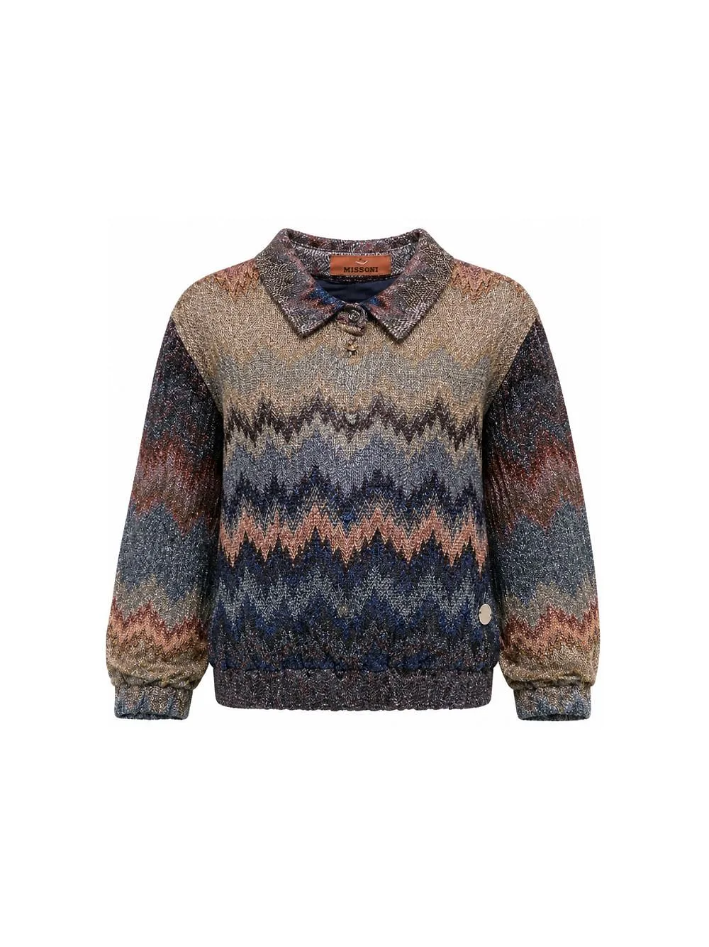 Missoni Kids Zigzag Patterned Shirt