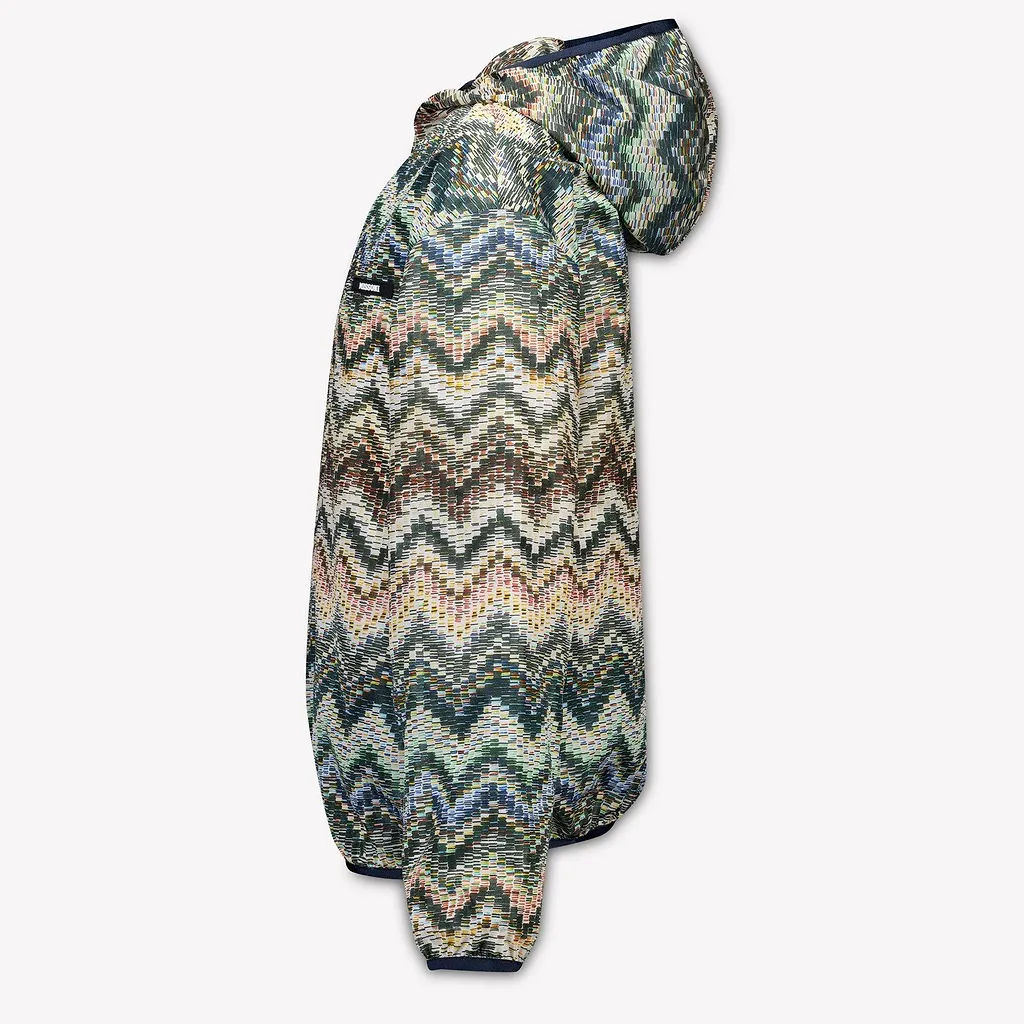 Missoni Kids Zigzag Print Hooded Jacket