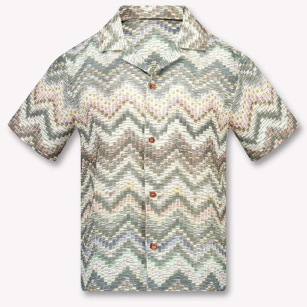 Missoni Kids Zigzag Print Shirt