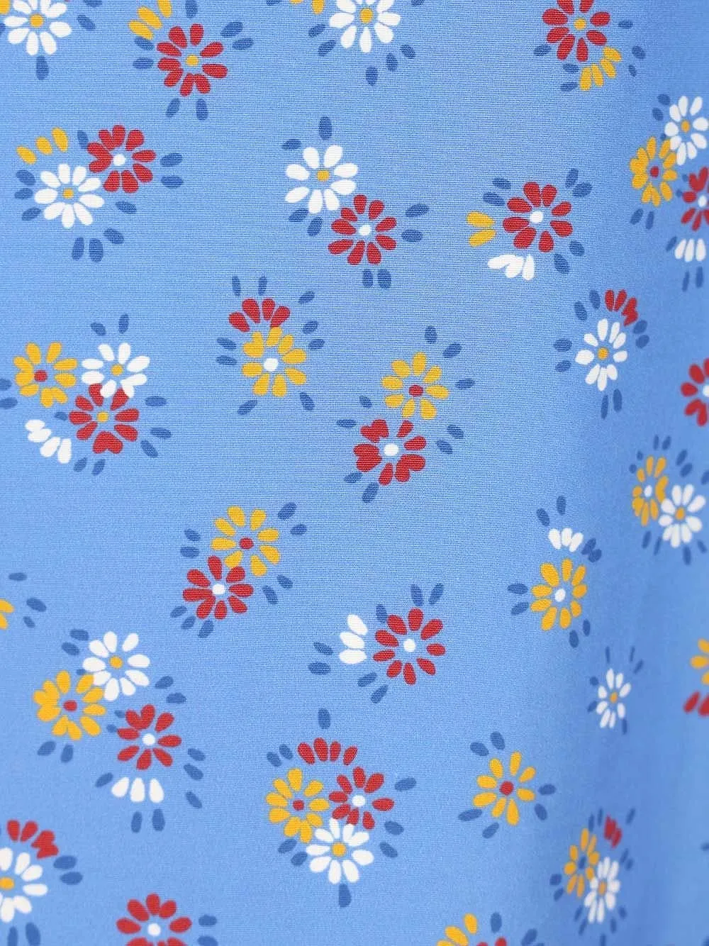 Miu Miu Floral-Motif Popeline Top