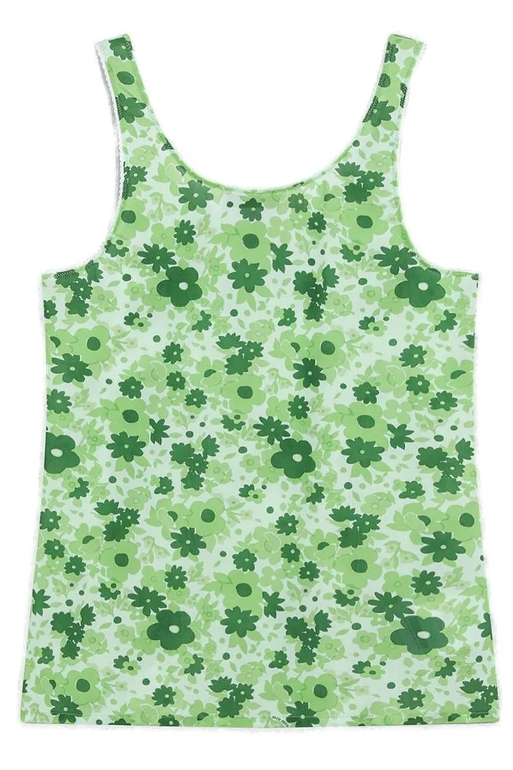 Miu Miu Floral-Printed Sleeveless Top