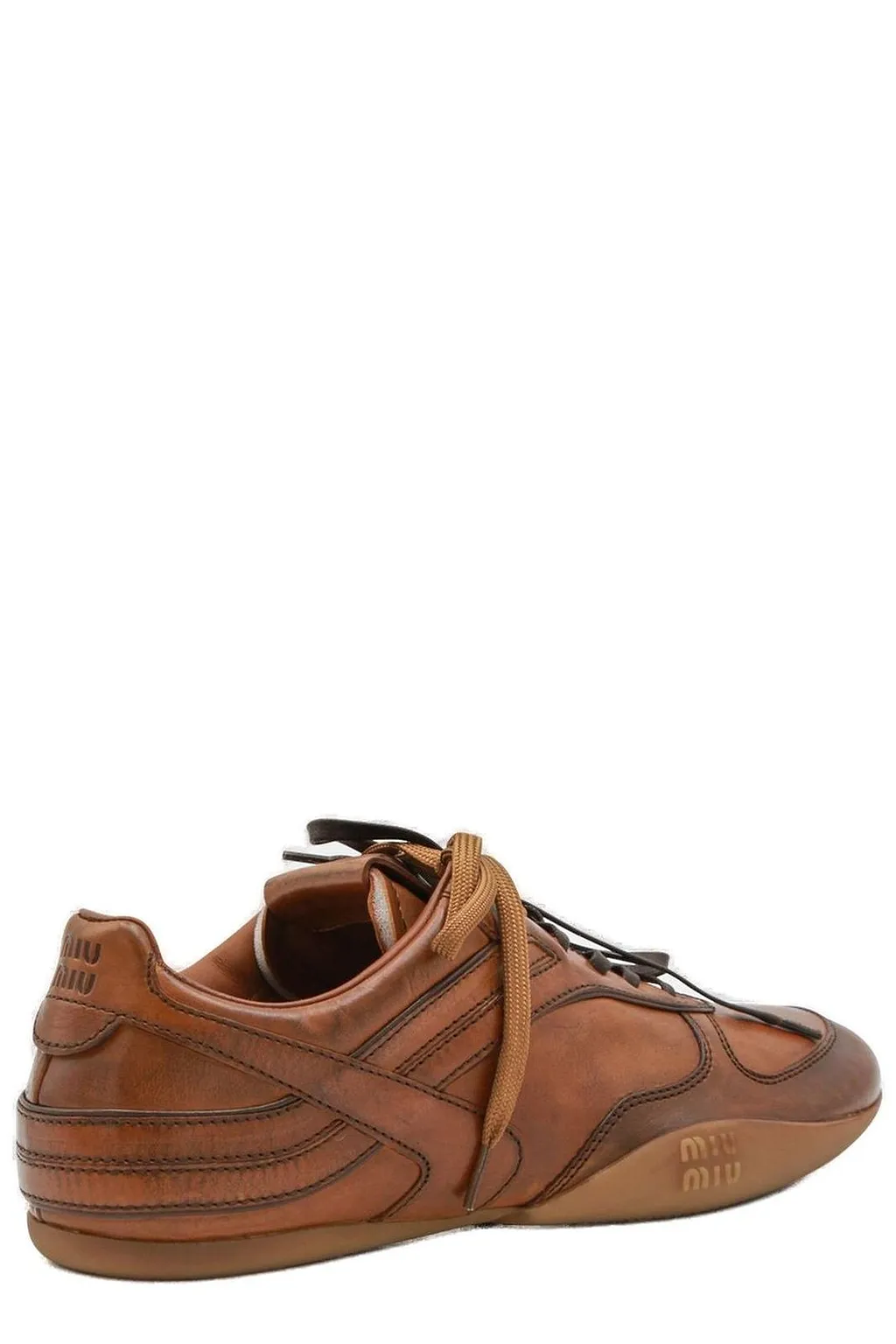 Miu Miu Gymnasium Lace-Up Sneakers