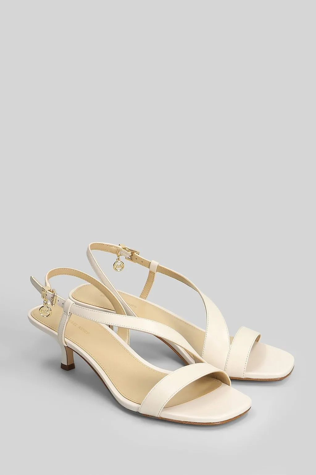 Michael Michael Kors Strappy Kitten Heeled Sandals