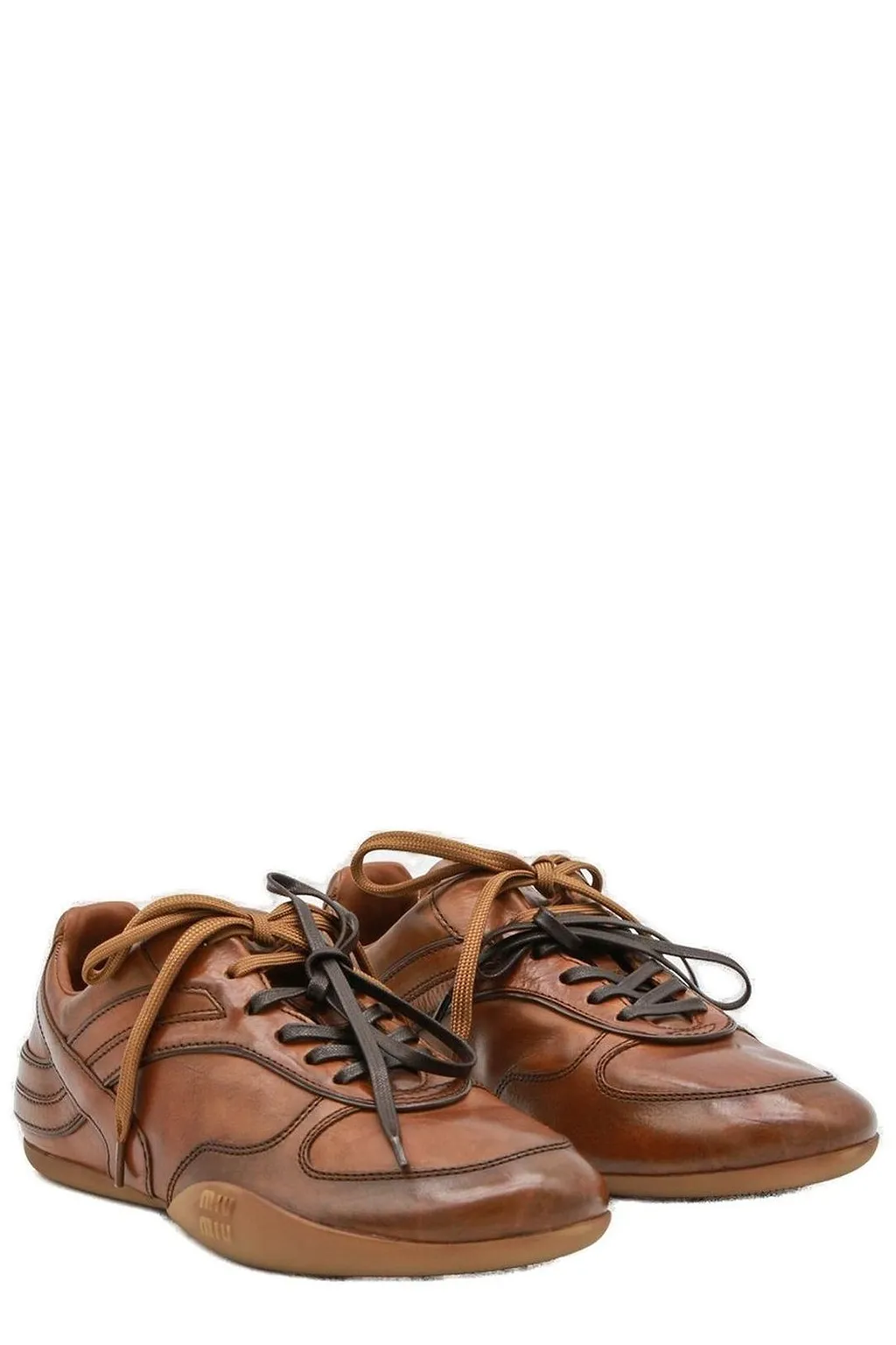 Miu Miu Gymnasium Lace-Up Sneakers