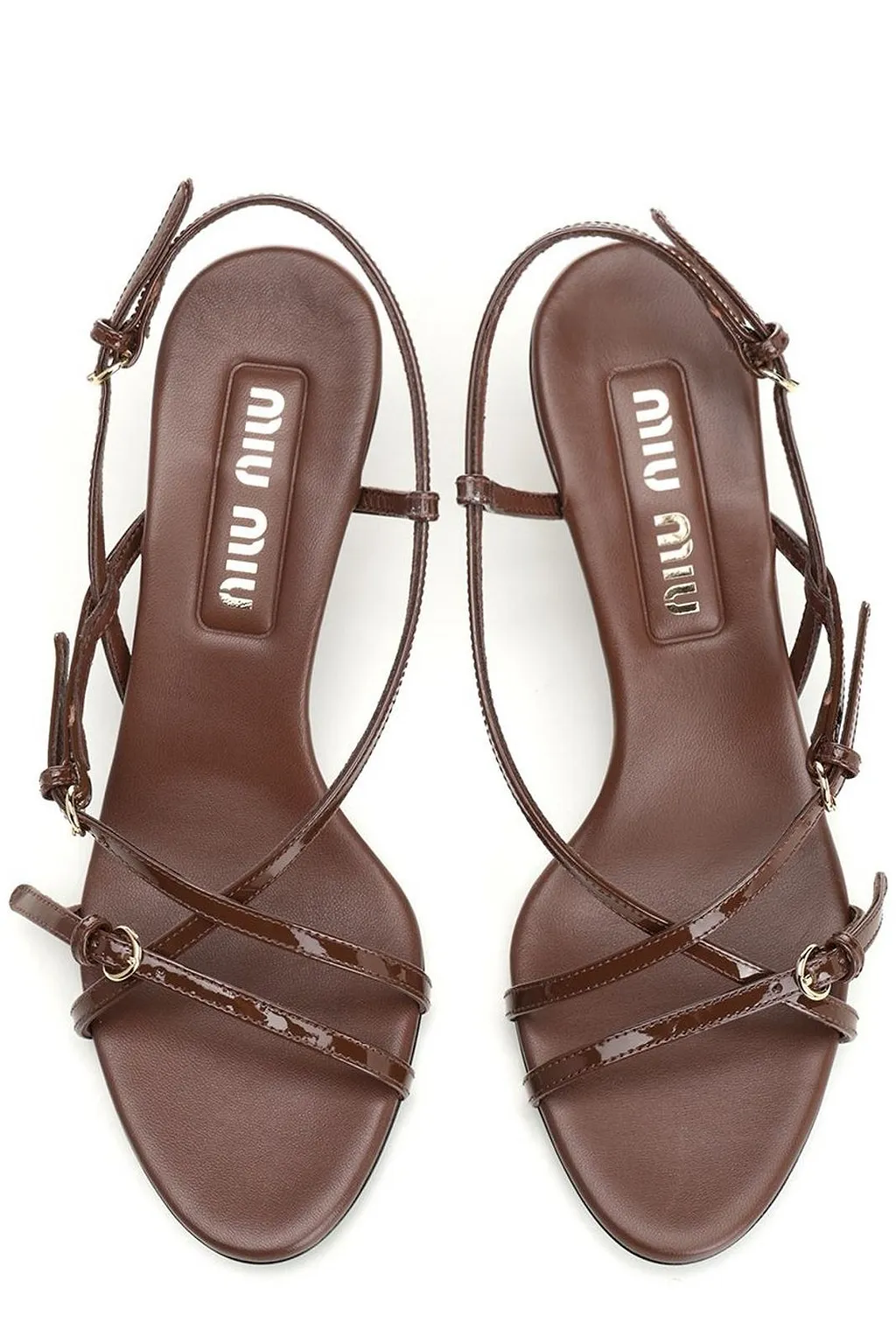 Miu Miu Heeled Slingback Sandals