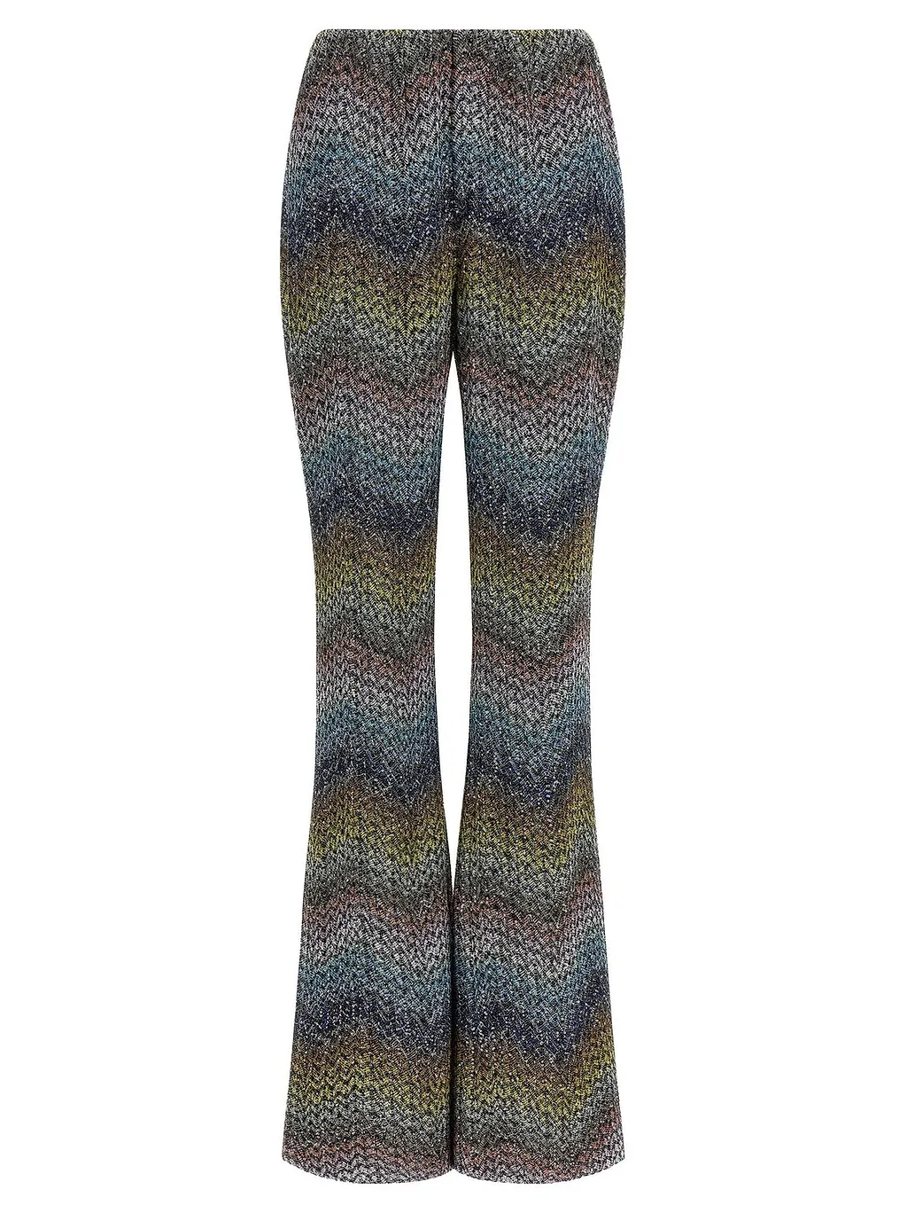 Missoni Metallic Zigzag Knitted Trousers