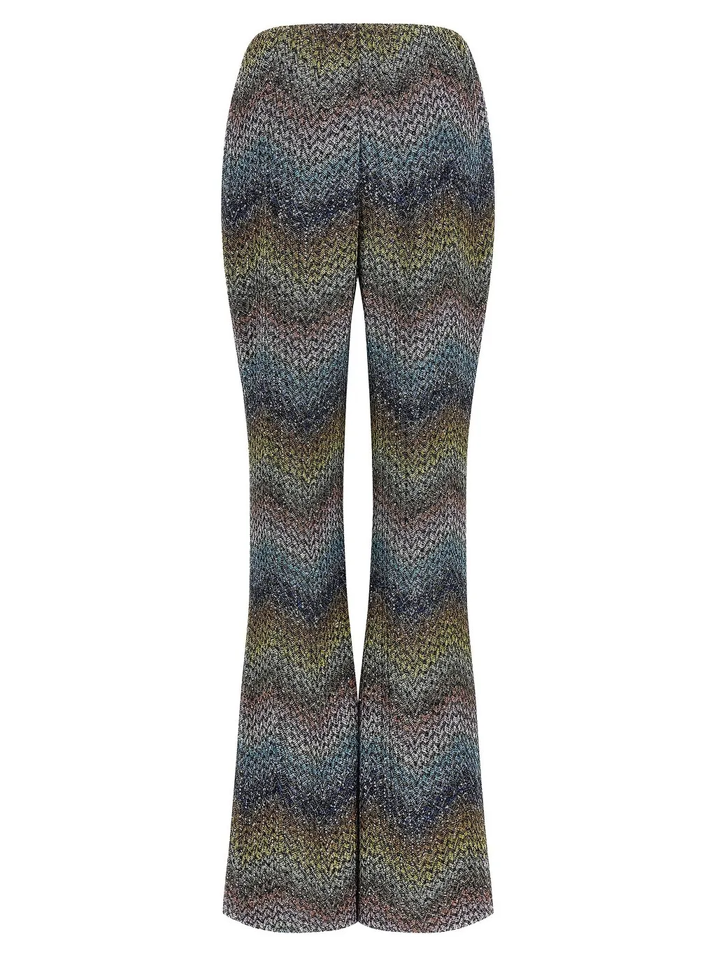 Missoni Metallic Zigzag Knitted Trousers