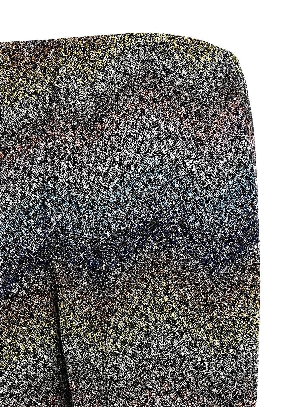 Missoni Metallic Zigzag Knitted Trousers