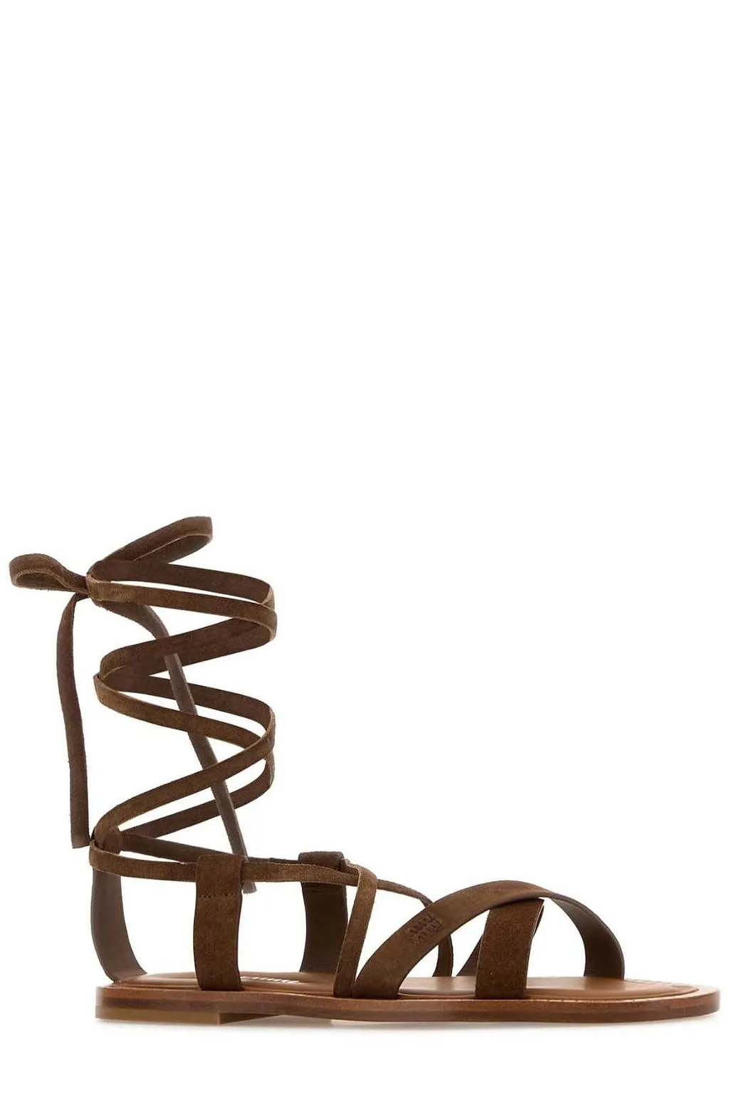 Miu Miu Lace-Up Sandals