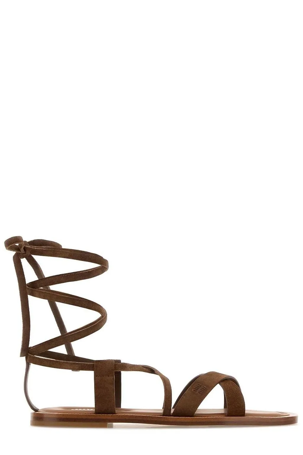 Miu Miu Lace-Up Sandals