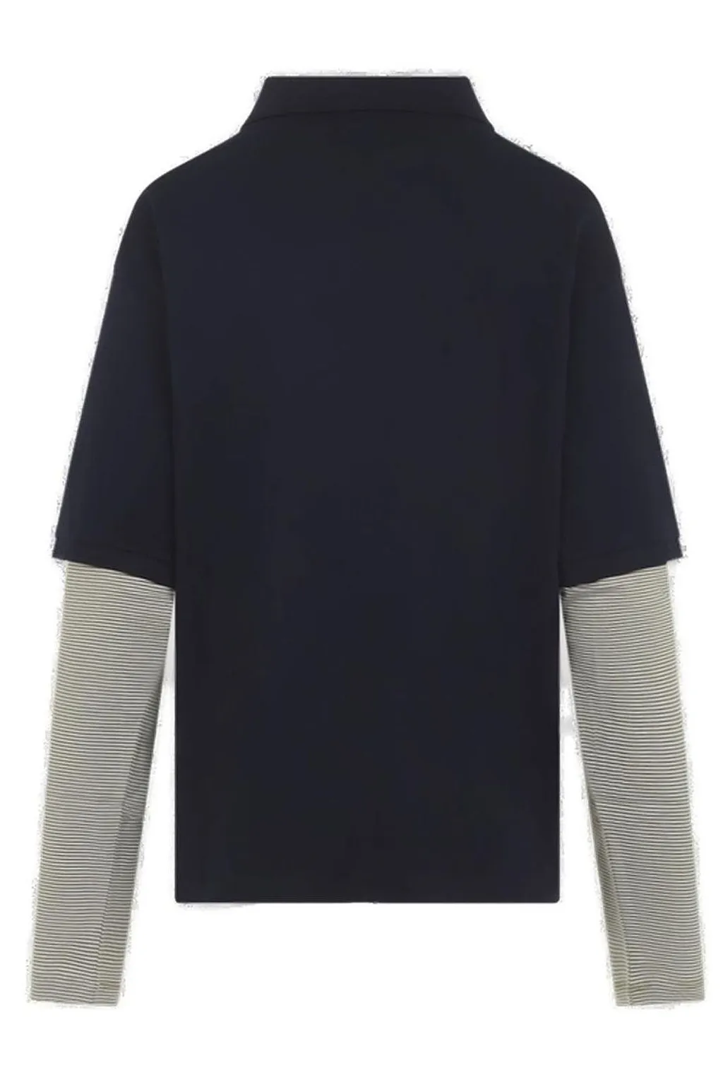 Miu Miu Layered Long-Sleeved Polo Top