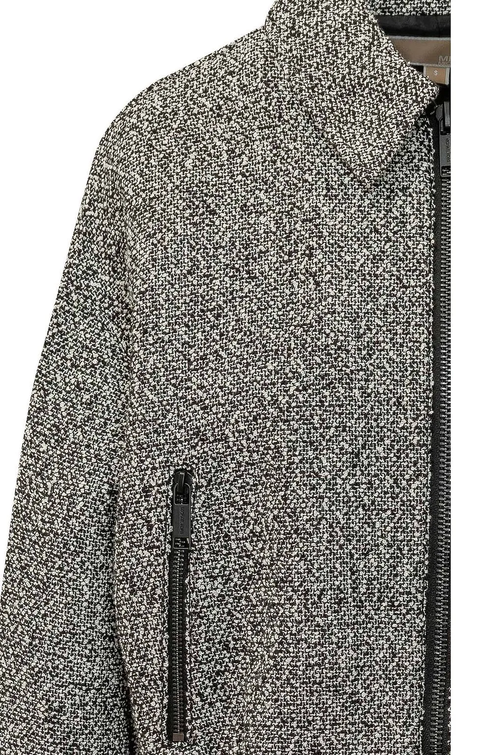Michael Michael Kors Tweed Zip Bomber Jacket
