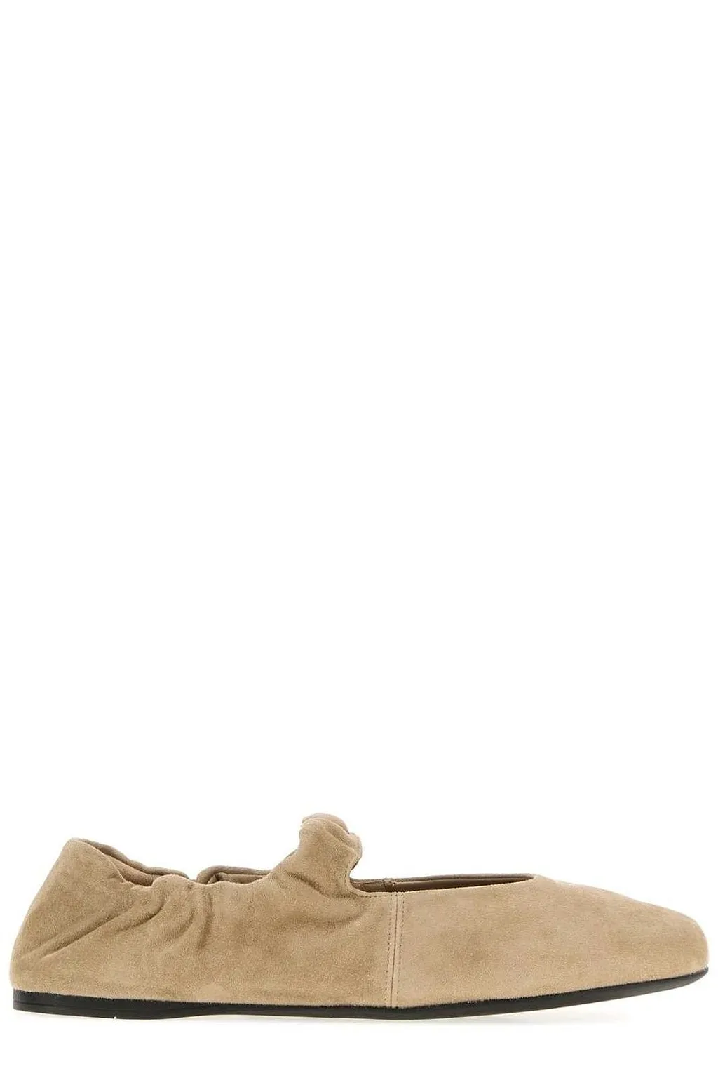 Miu Miu Logo-Detailed Ballet Flats