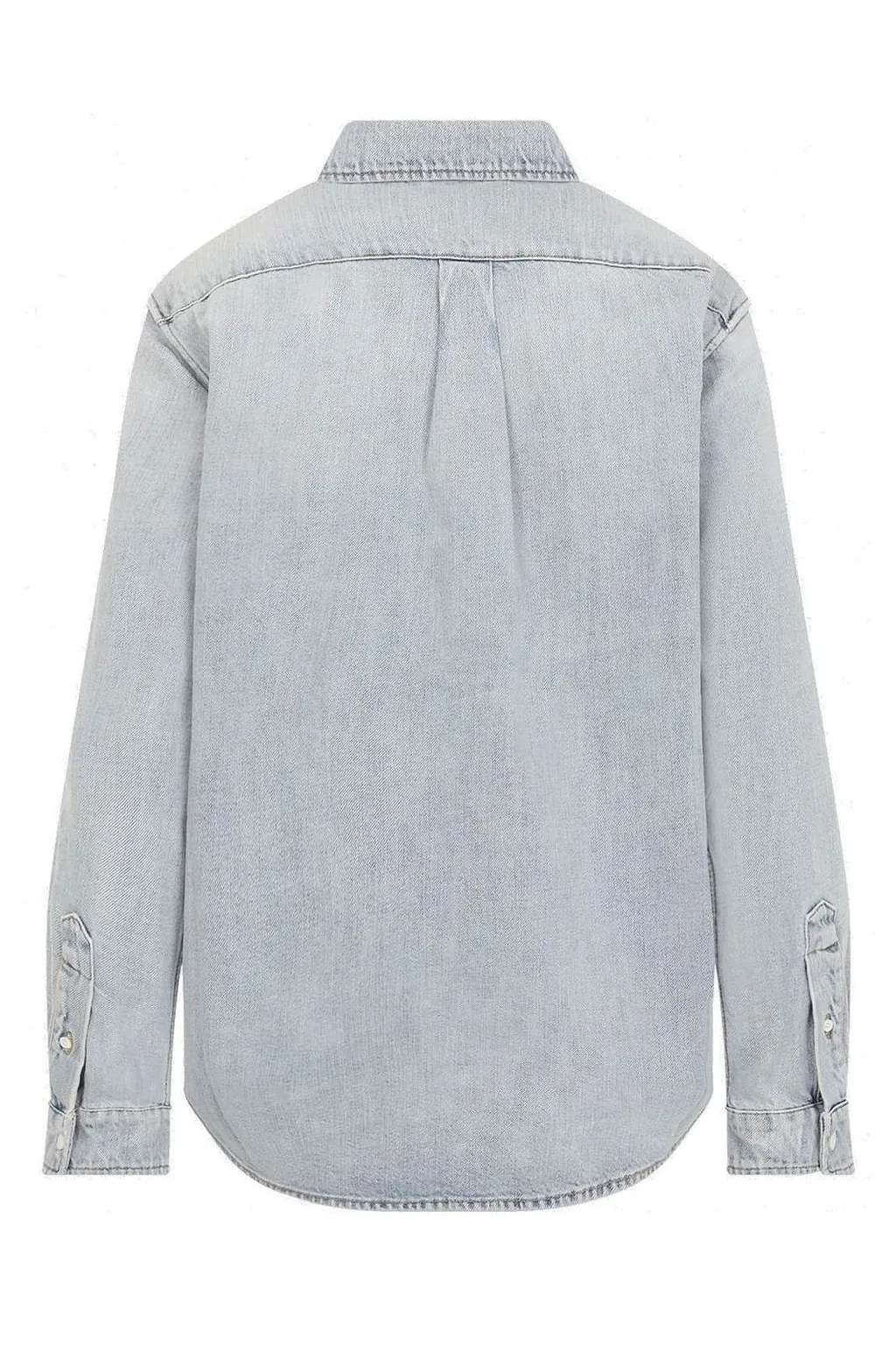Miu Miu Logo Denim Shirt
