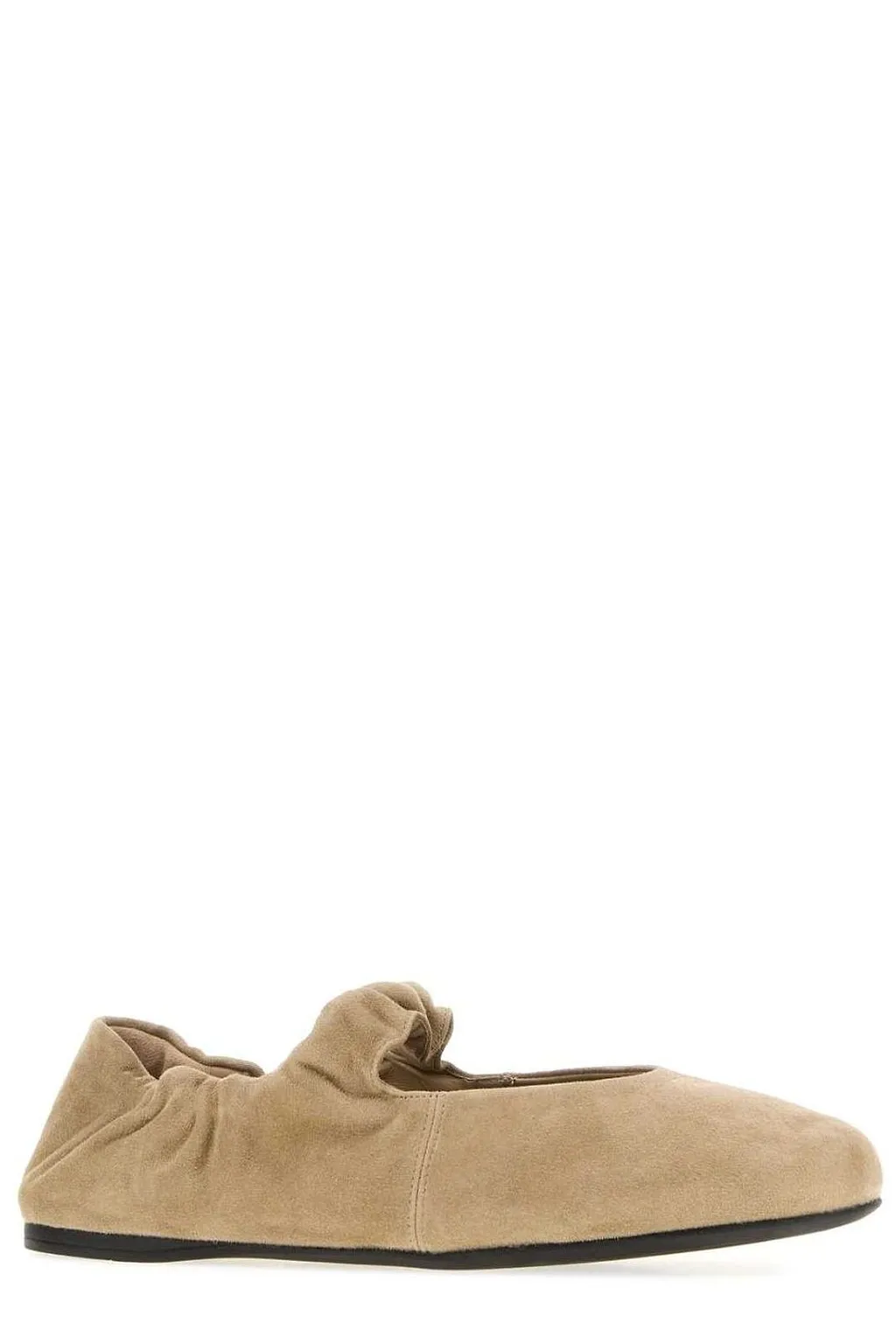Miu Miu Logo-Detailed Ballet Flats