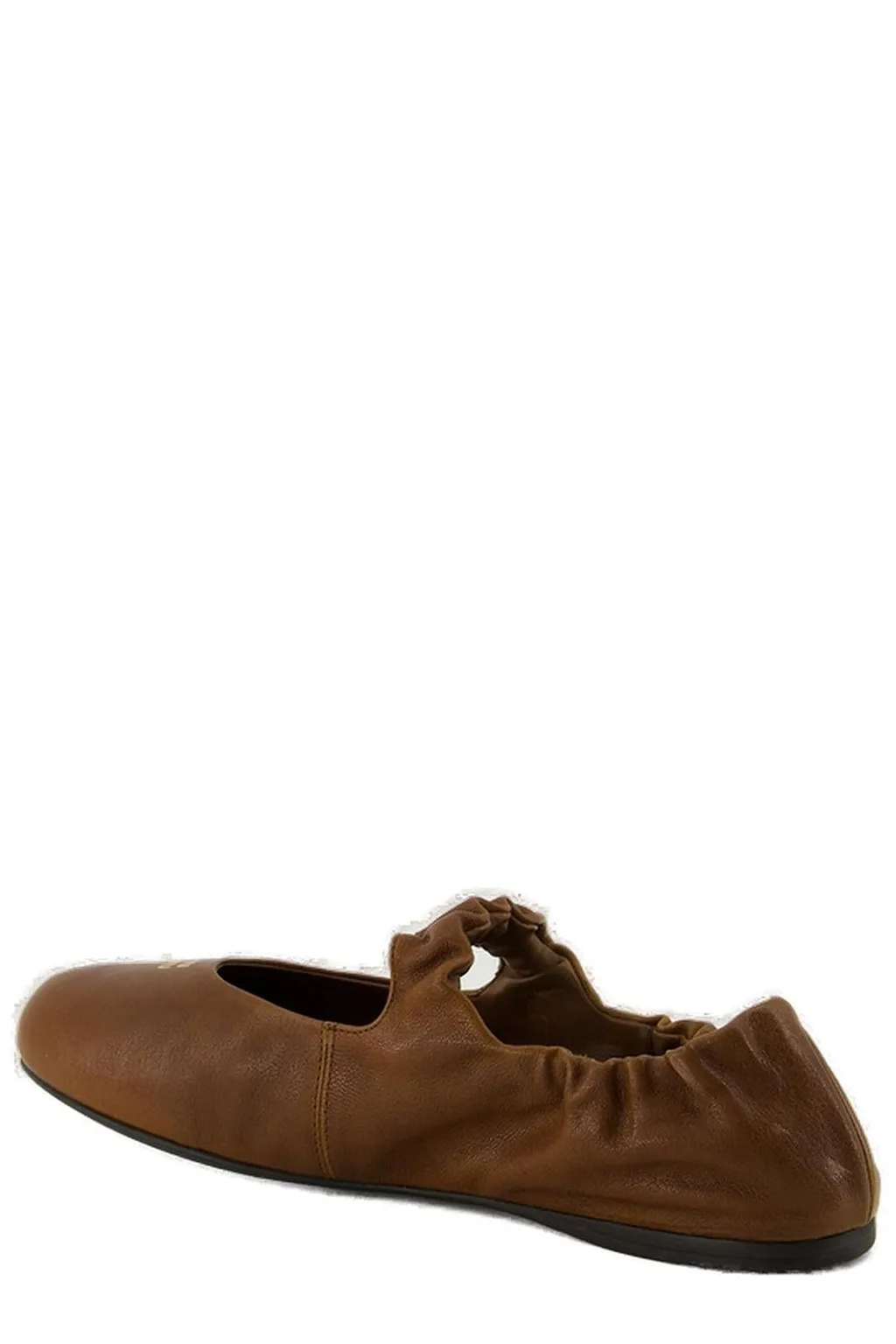 Miu Miu Logo-Detailed Ballet Flats