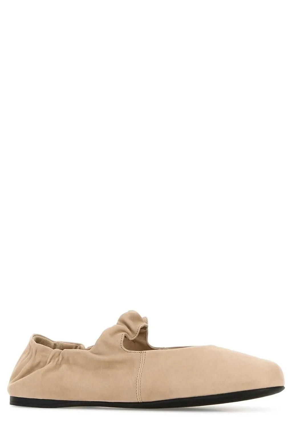 Miu Miu Logo-Detailed Ballet Flats