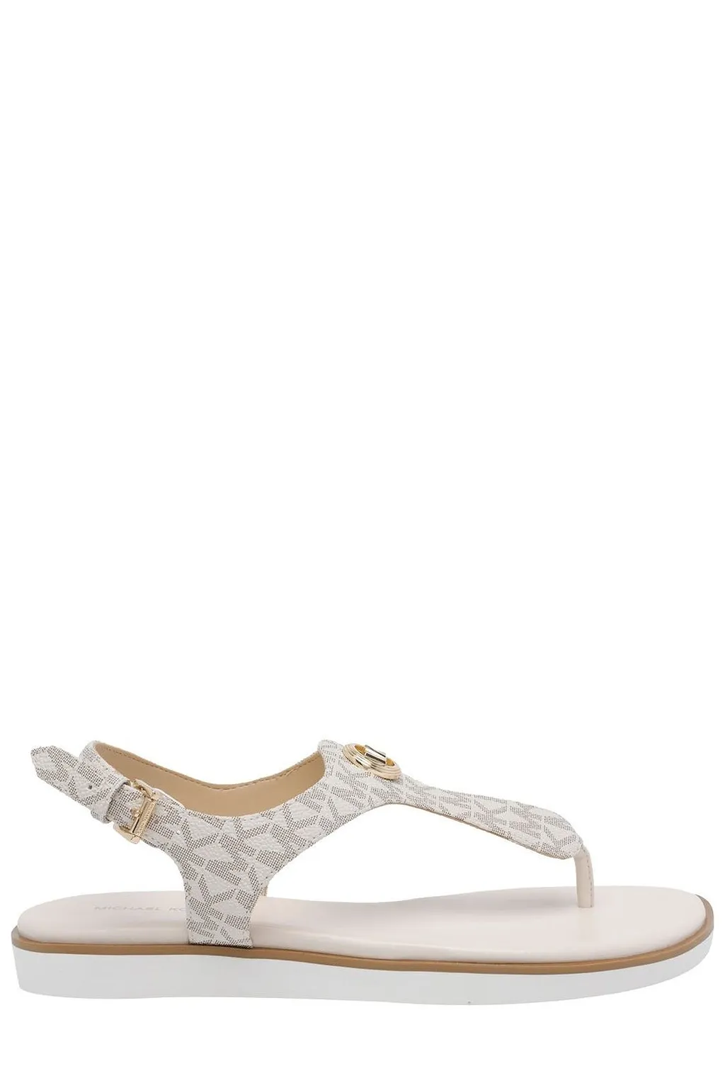 Michael Michael Kors Val Logo Plaque Sandals