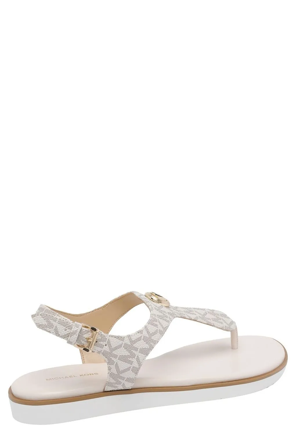 Michael Michael Kors Val Logo Plaque Sandals