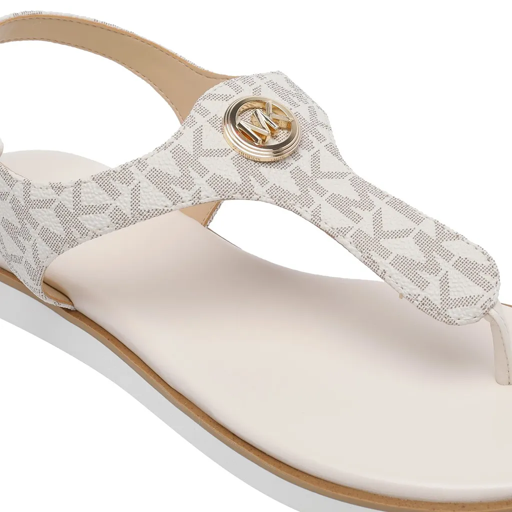 Michael Michael Kors Val Logo Plaque Sandals