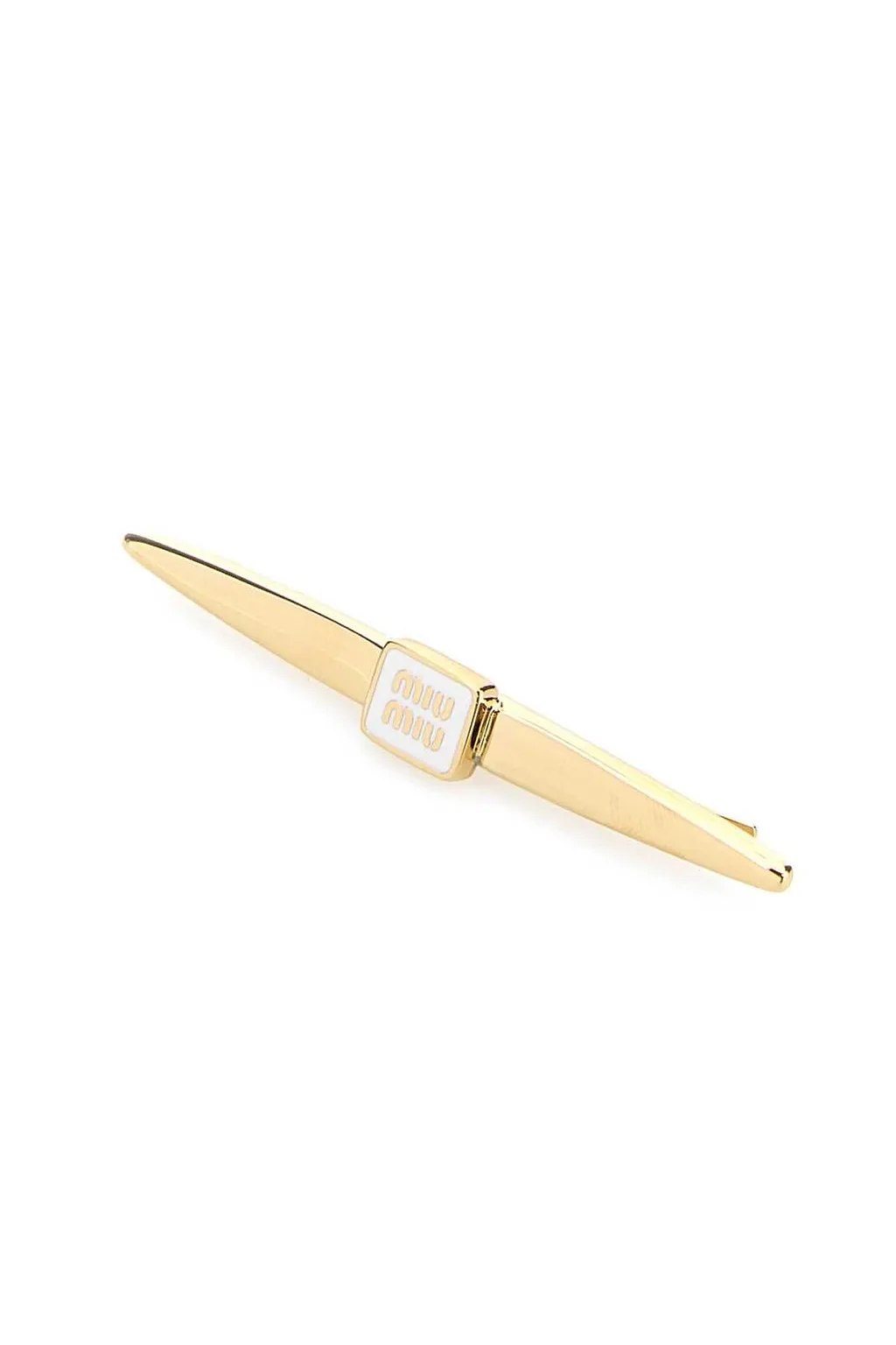 Miu Miu Logo-Detailed Hair Clip