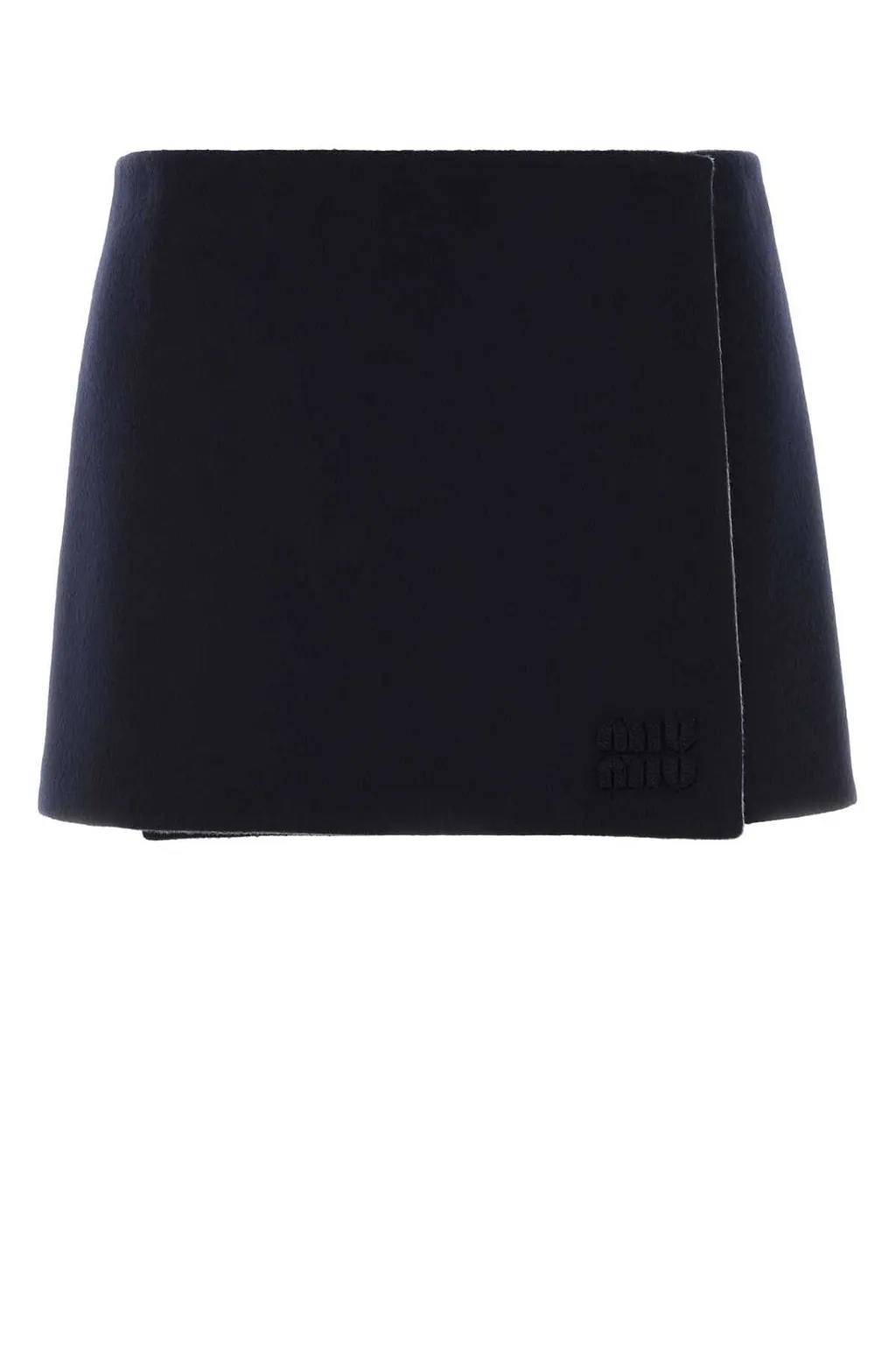 Miu Miu Logo-Detailed Mini Skirt