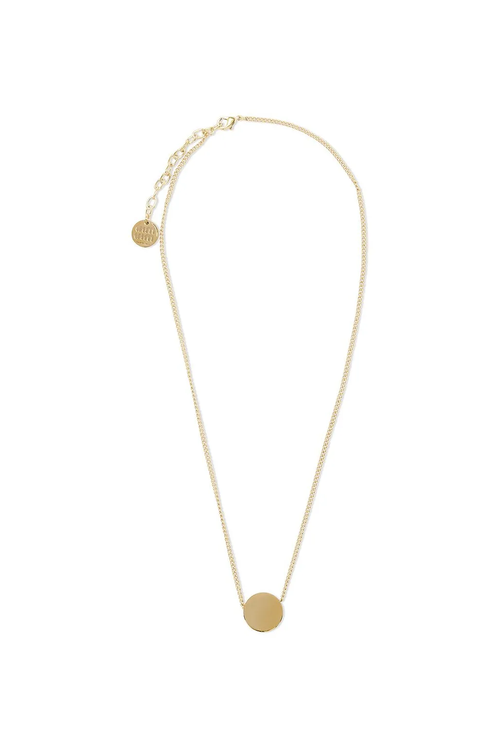 Miu Miu Logo-Detailed Round Necklace