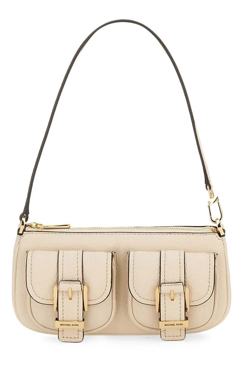 Zoe Buckle Detailed Shoulder Bag