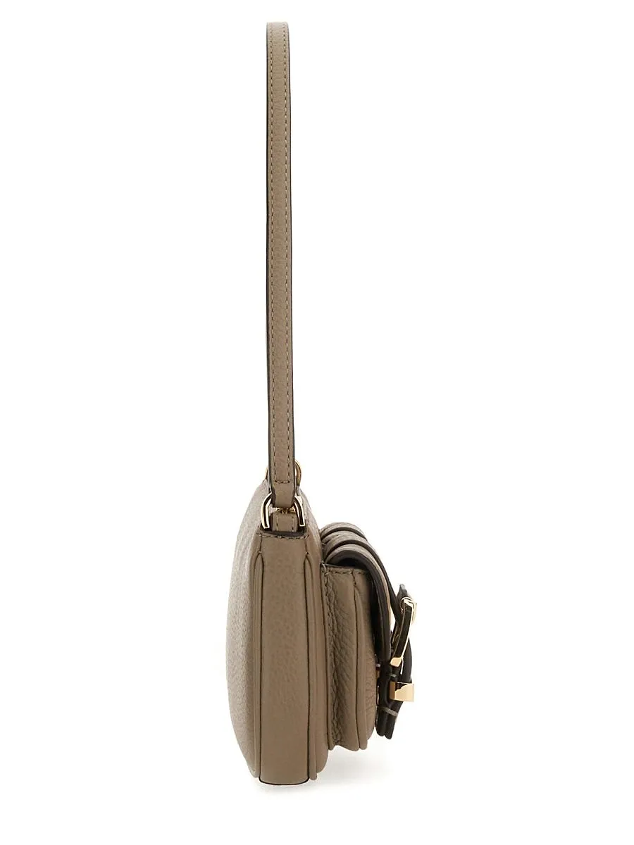 Zoe Buckle Detailed Shoulder Bag