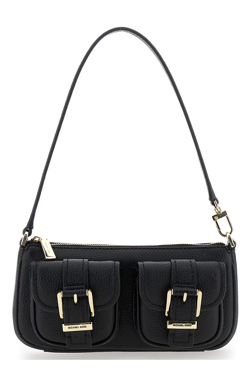 Zoe Buckle Detailed Shoulder Bag