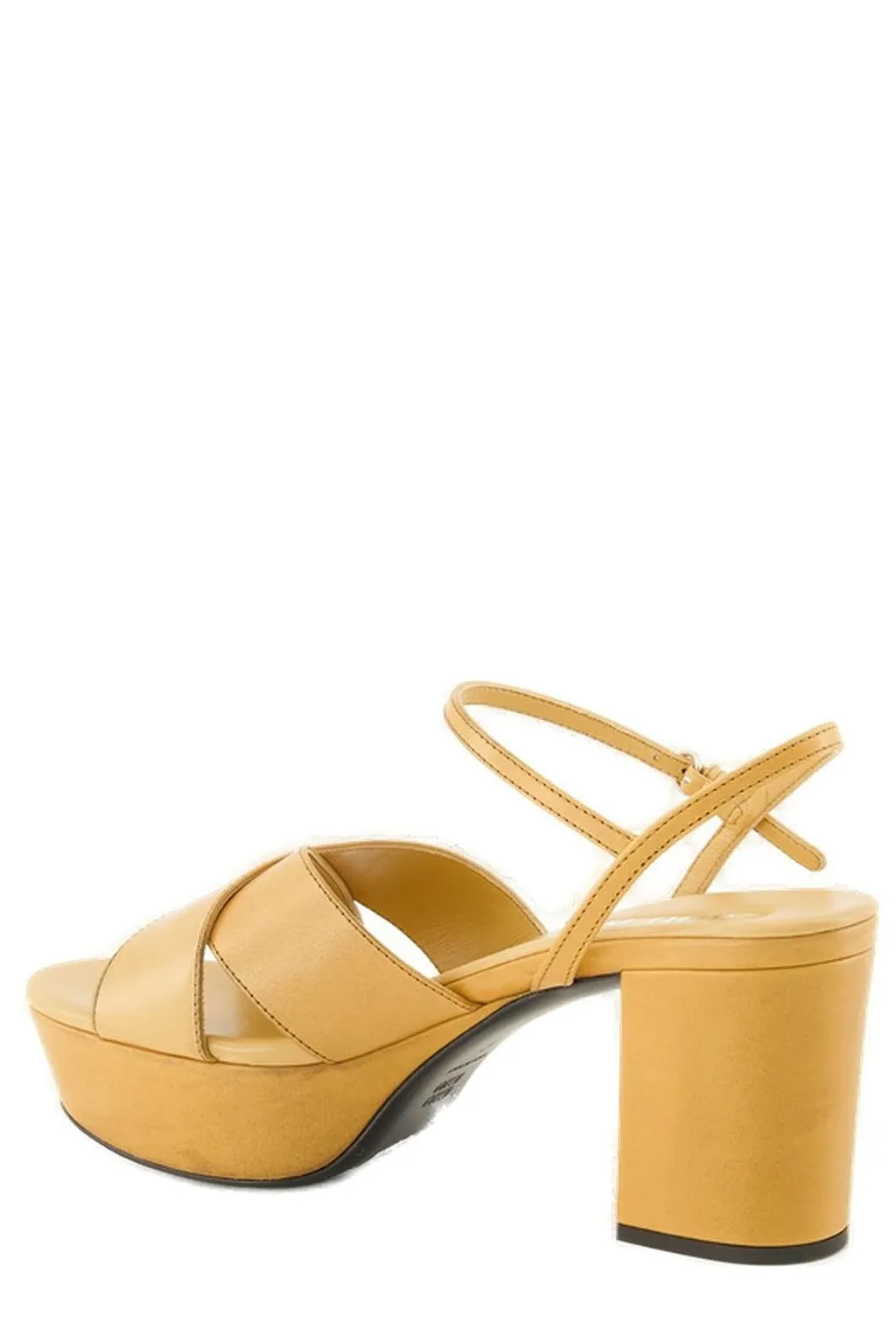 Miu Miu Platform Strappy Heeled Sandals