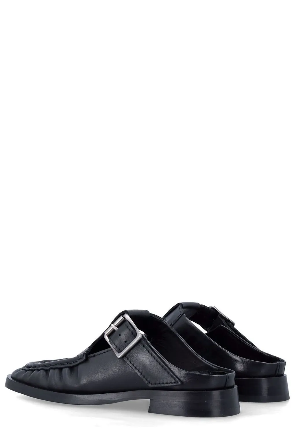 Miista Gianna Buckled Moccasin Mules
