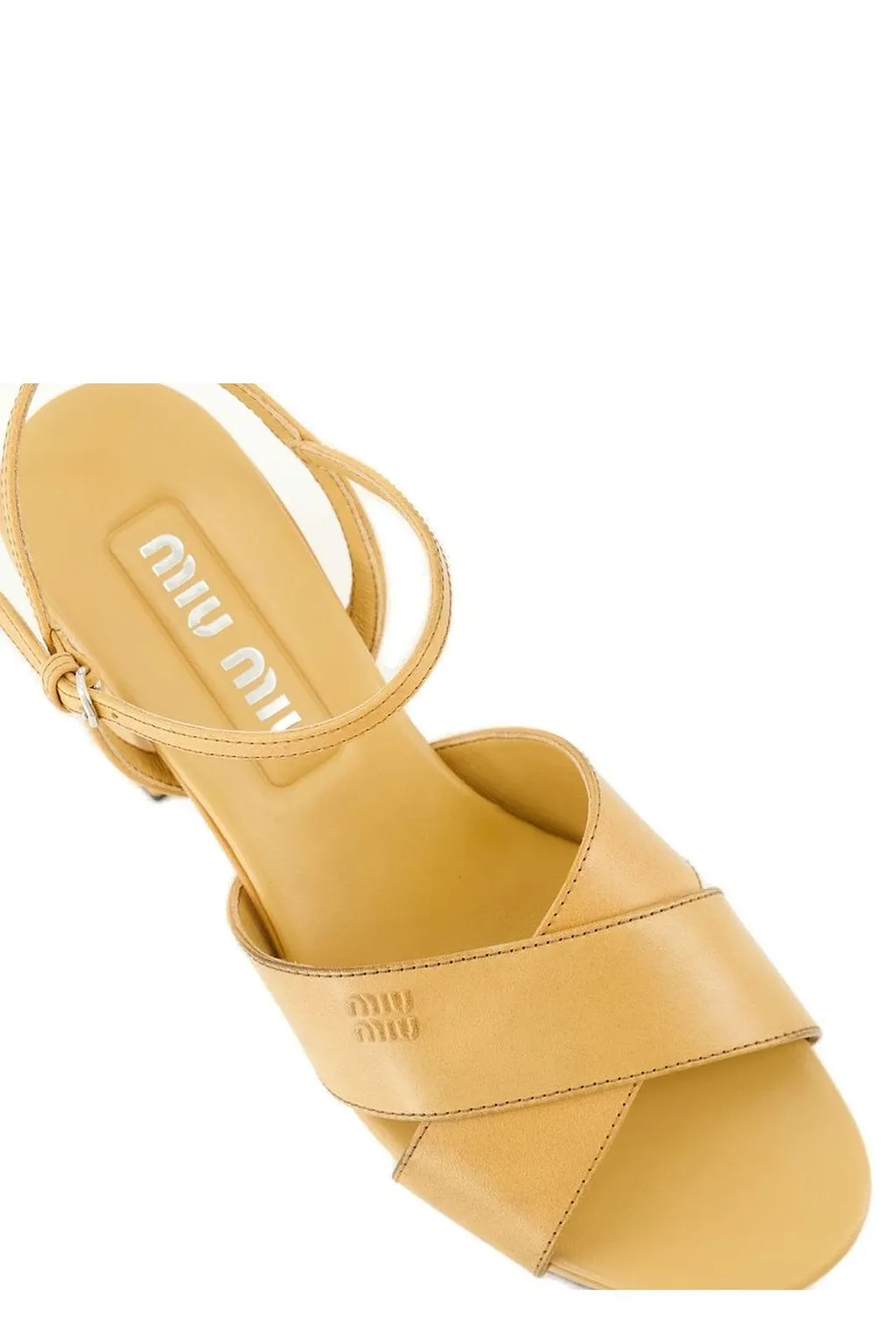 Miu Miu Platform Strappy Heeled Sandals