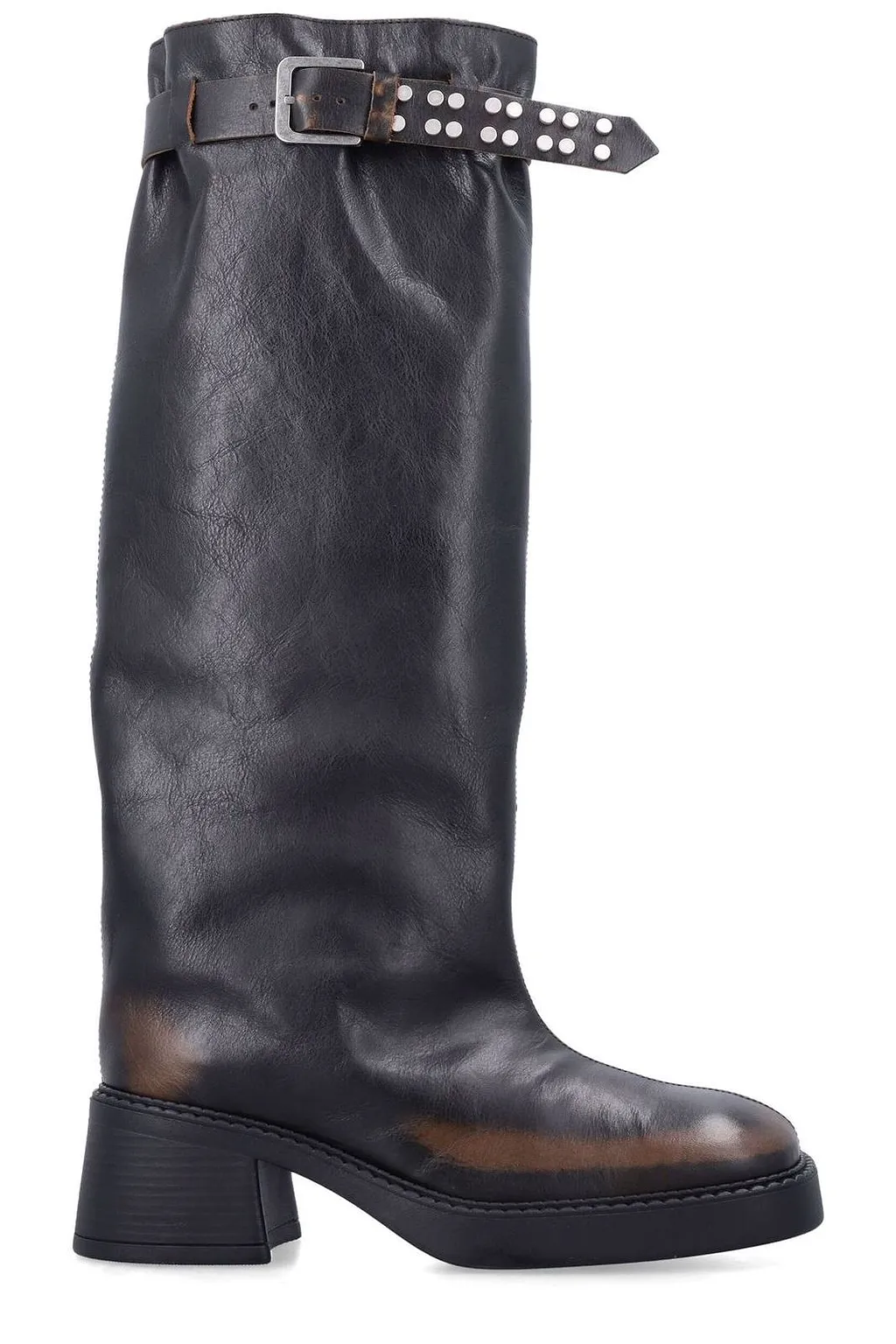 Kristel Studded Strap Boots