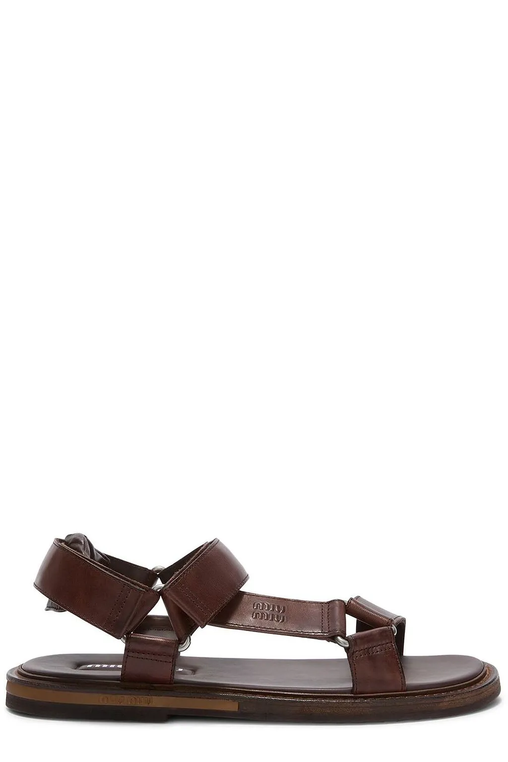 Miu Miu Logo-Embossed Sandals