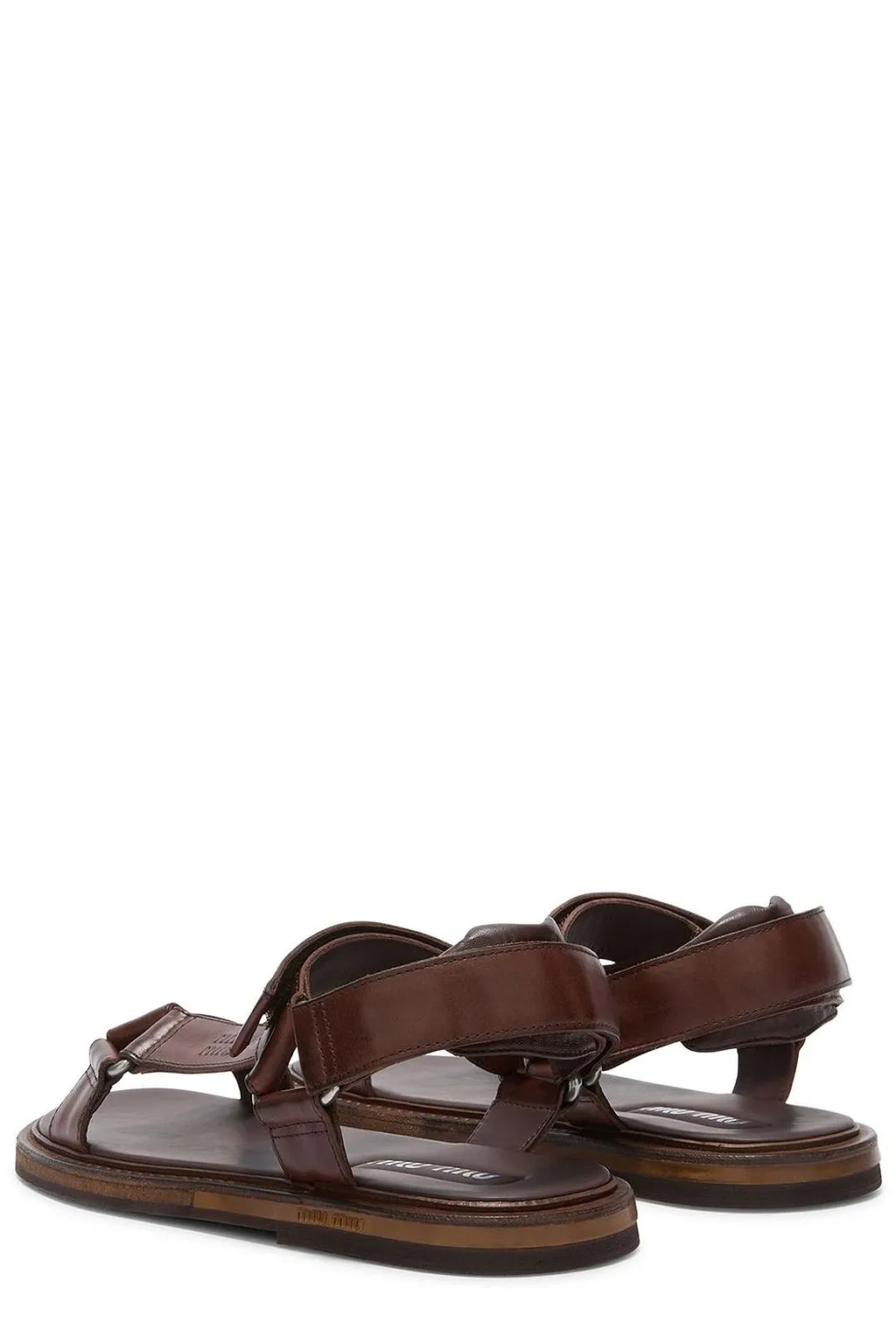 Miu Miu Logo-Embossed Sandals