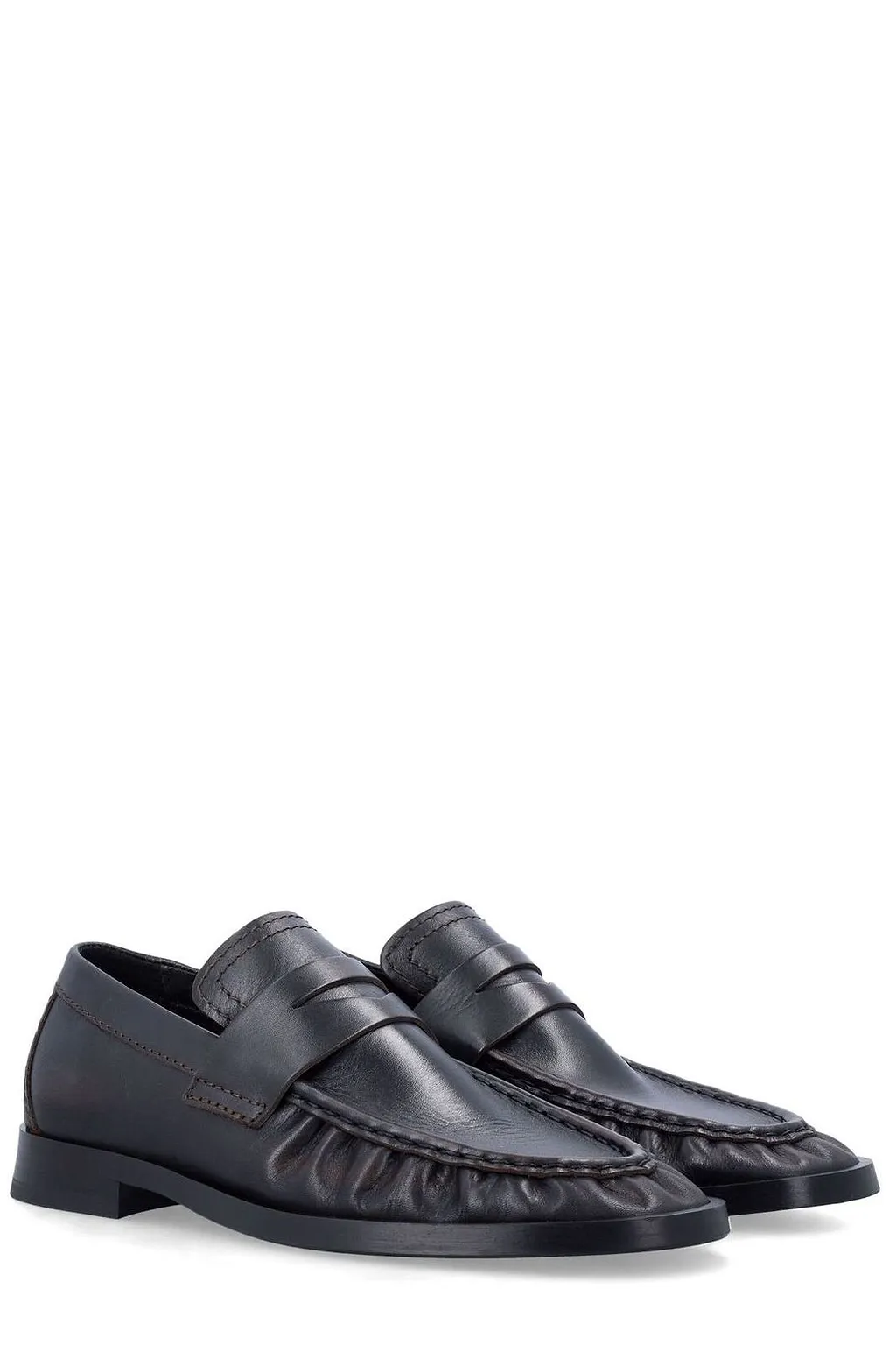 Miista Zita Ruched Penny Flat Shoes