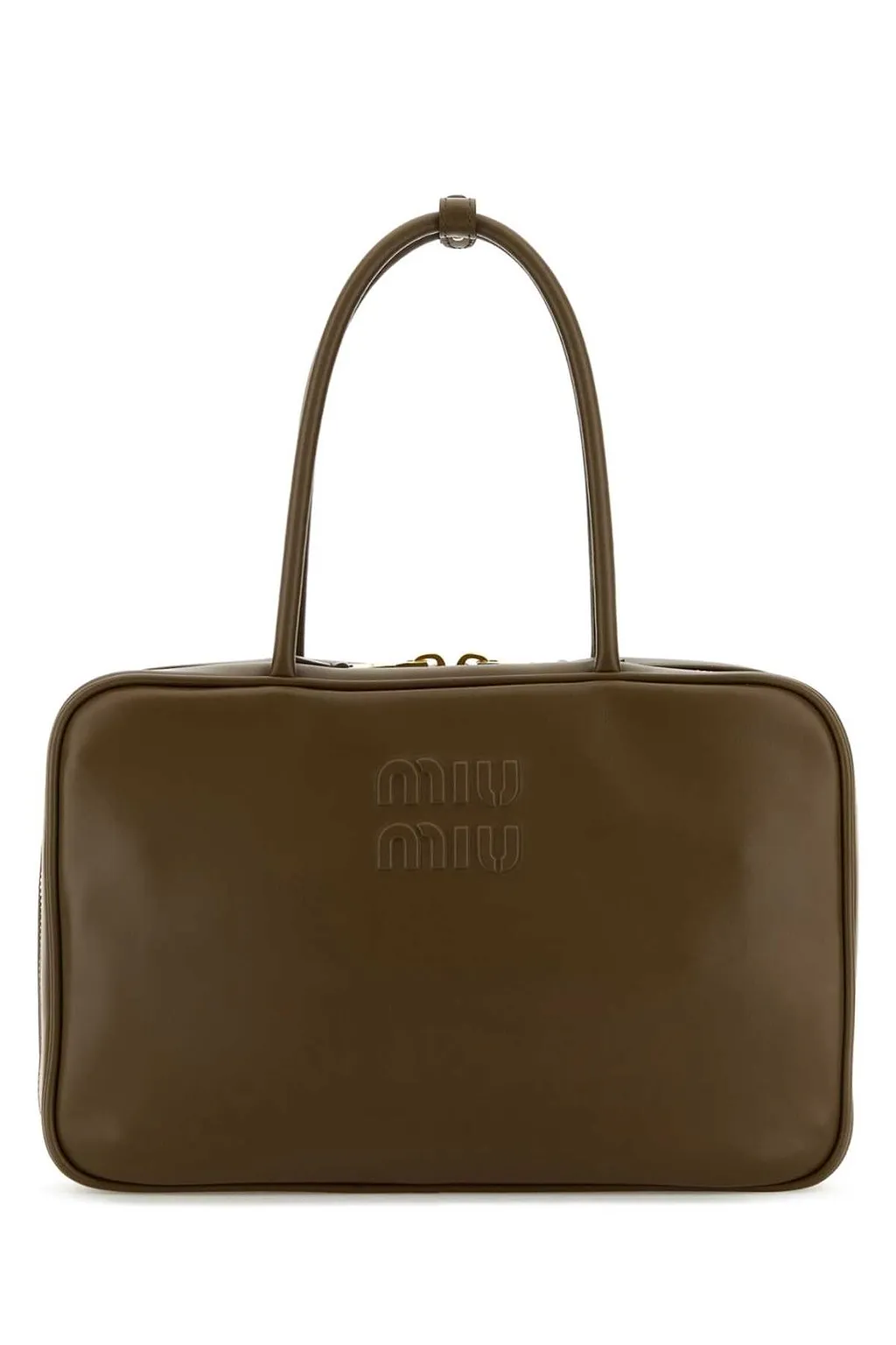 Miu Miu Logo-Embossed Zipped Handbag