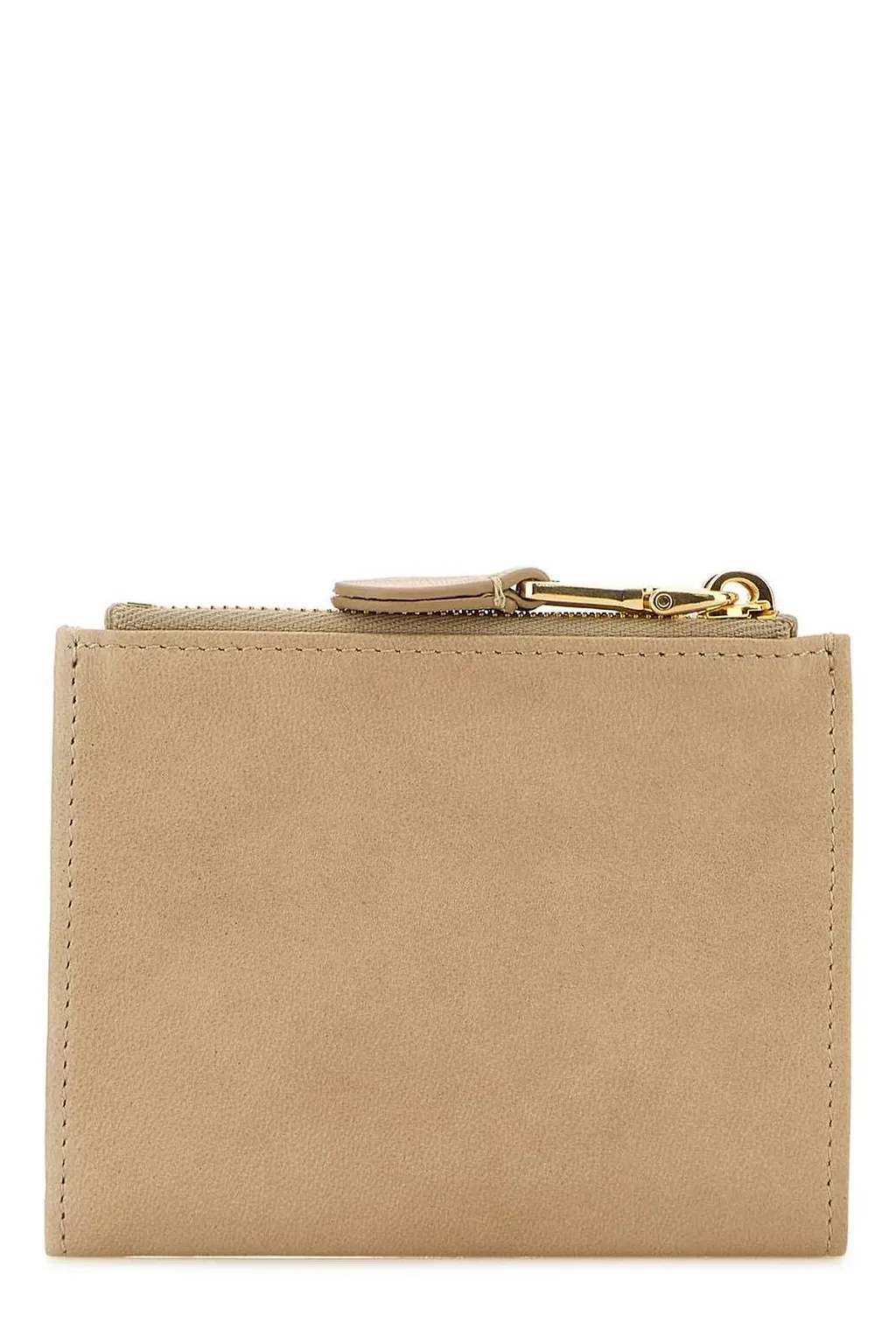 Miu Miu Logo Embossed Zipped Wallet