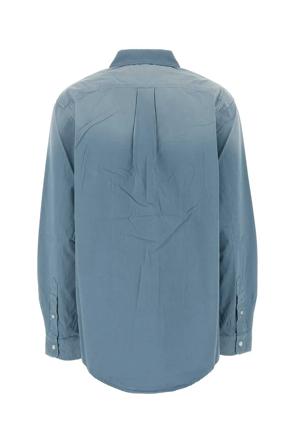 Miu Miu Logo Embroidered Button-Up Shirt