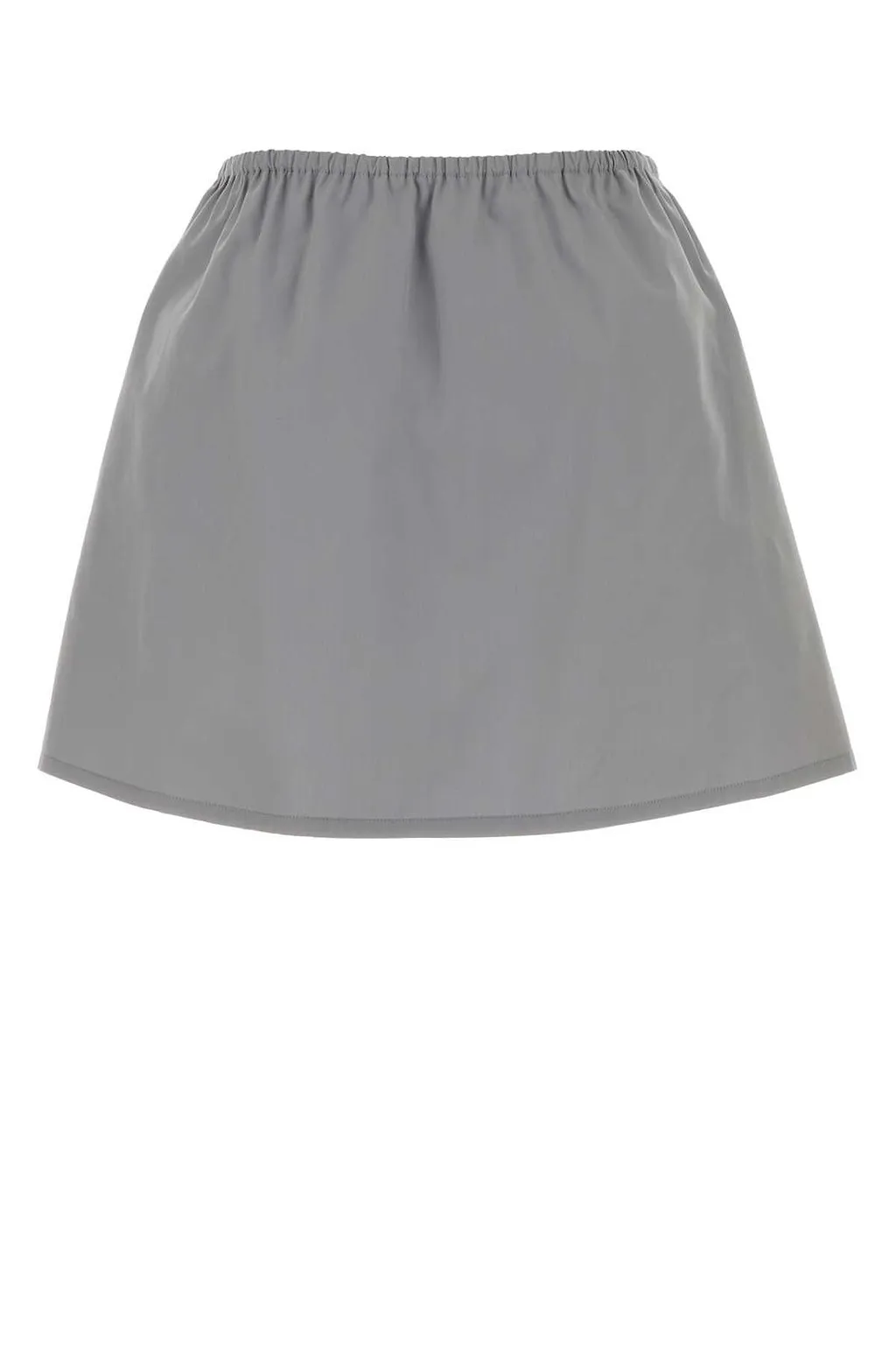 Miu Miu Logo-Embroidered Drawstring Mini Skirt