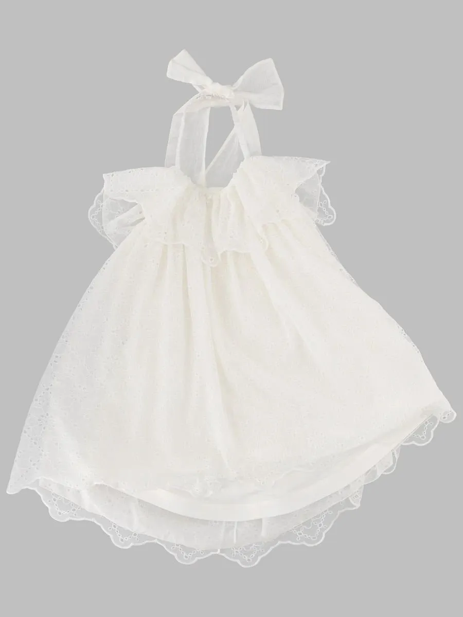 Mimisol Bow Embellished Lace Dress