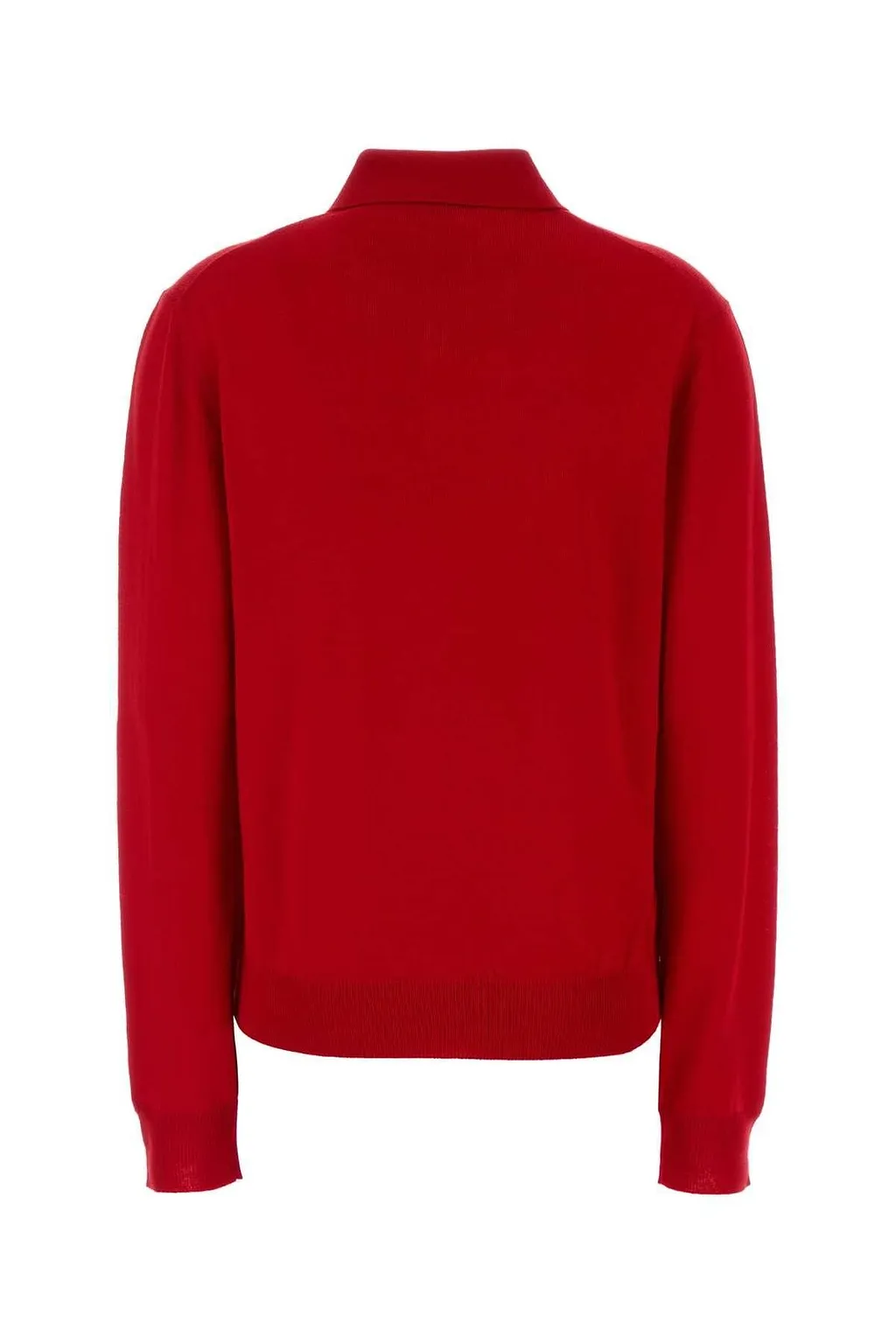 Miu Miu Logo-Embroidered Knitted Polo Shirt