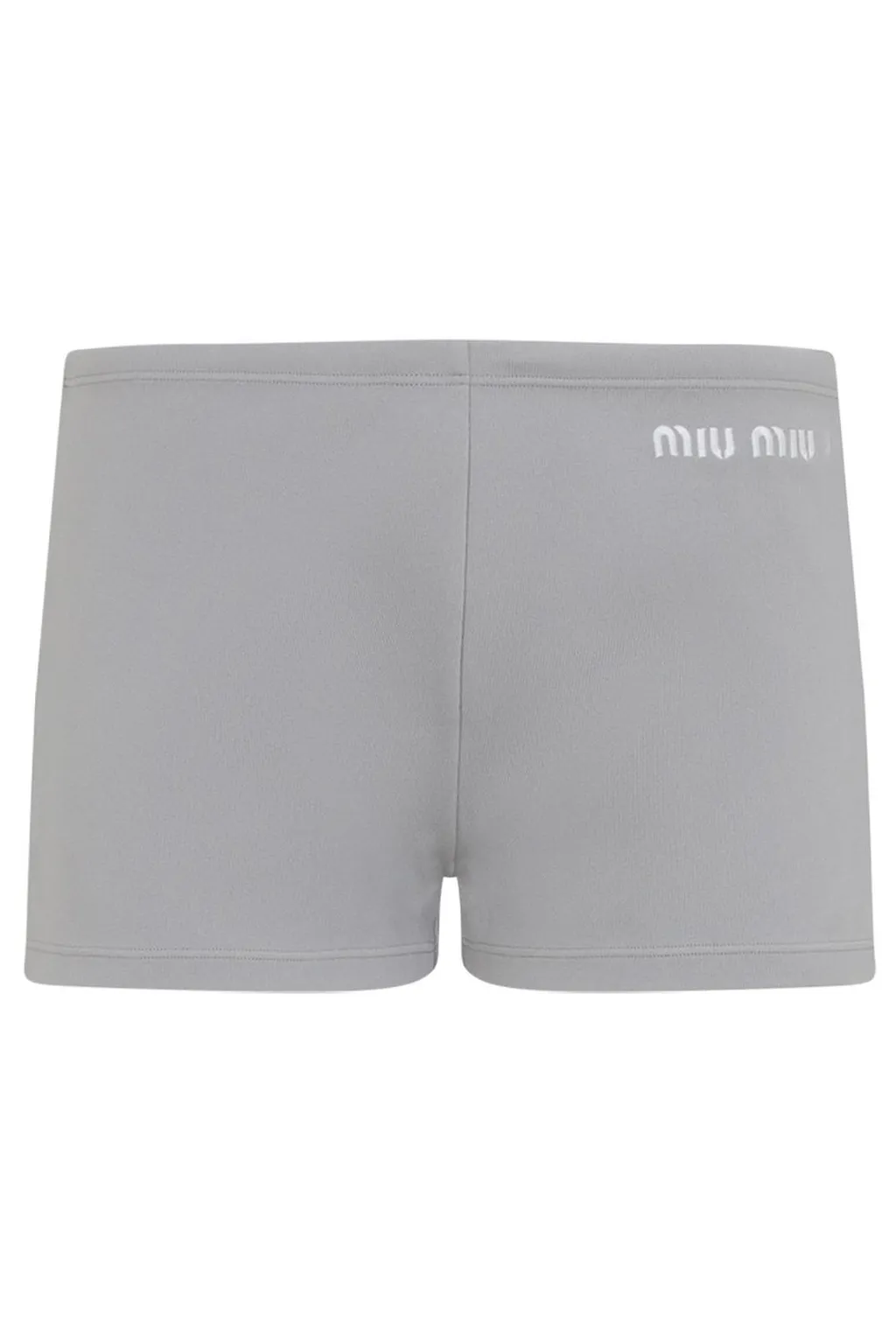 Miu Miu Logo-Embroidered Shorts