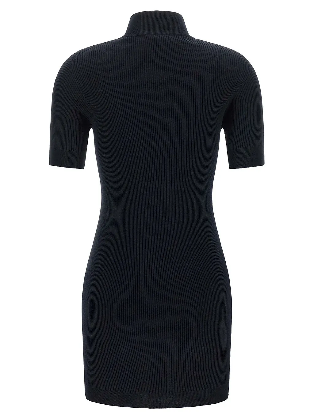 Miu Miu Logo-Embroidered Knitted Mini Dress